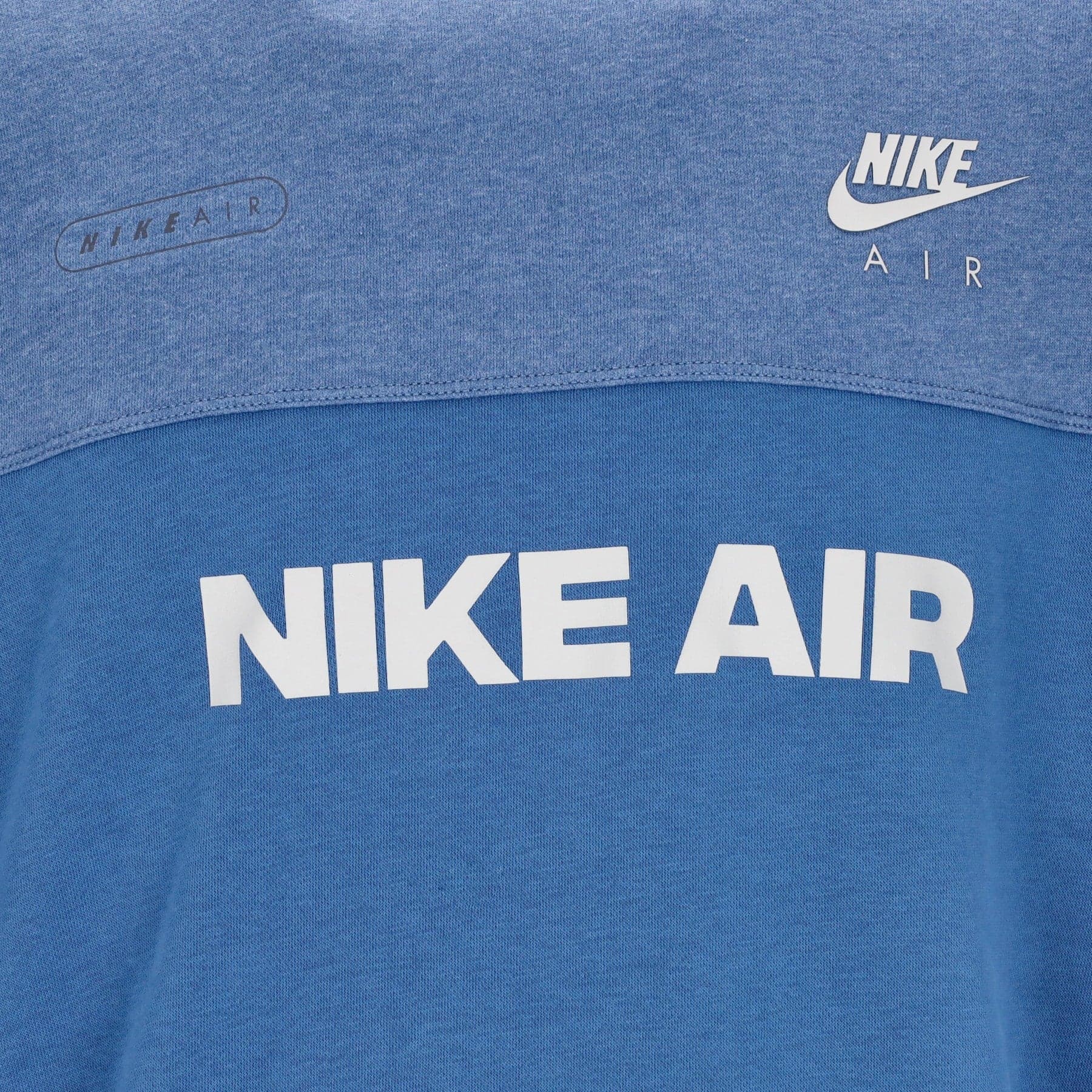Nike Felpa Girocollo Uomo Sportswear Air Brushed-back Crew Dk Marina Blue/htr/light Bone da uomo in Felpe senza cappuccio Drestige - Casamassima, commercioVirtuoso.it