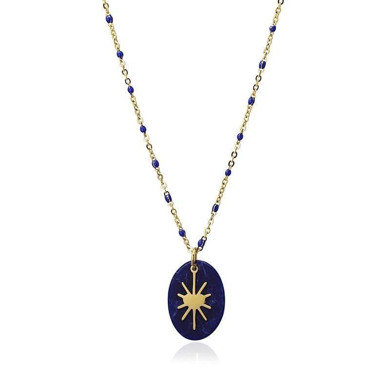 Anartxy - COLLANA CON CUORE IN PIETRA NATURALE - UCRAINA in Collane Alba Gioielli - Casoria, commercioVirtuoso.it