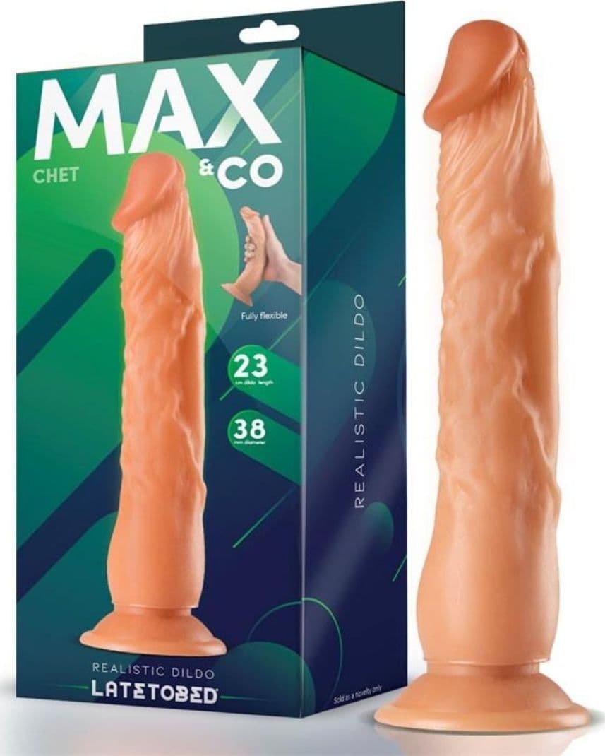 Chet - Dildo Realistico con Ventosa e Dettagli Anatomici 23 x 3,8 cm in Dildo realistici Sexy Tentazioni - Siracusa, commercioVirtuoso.it