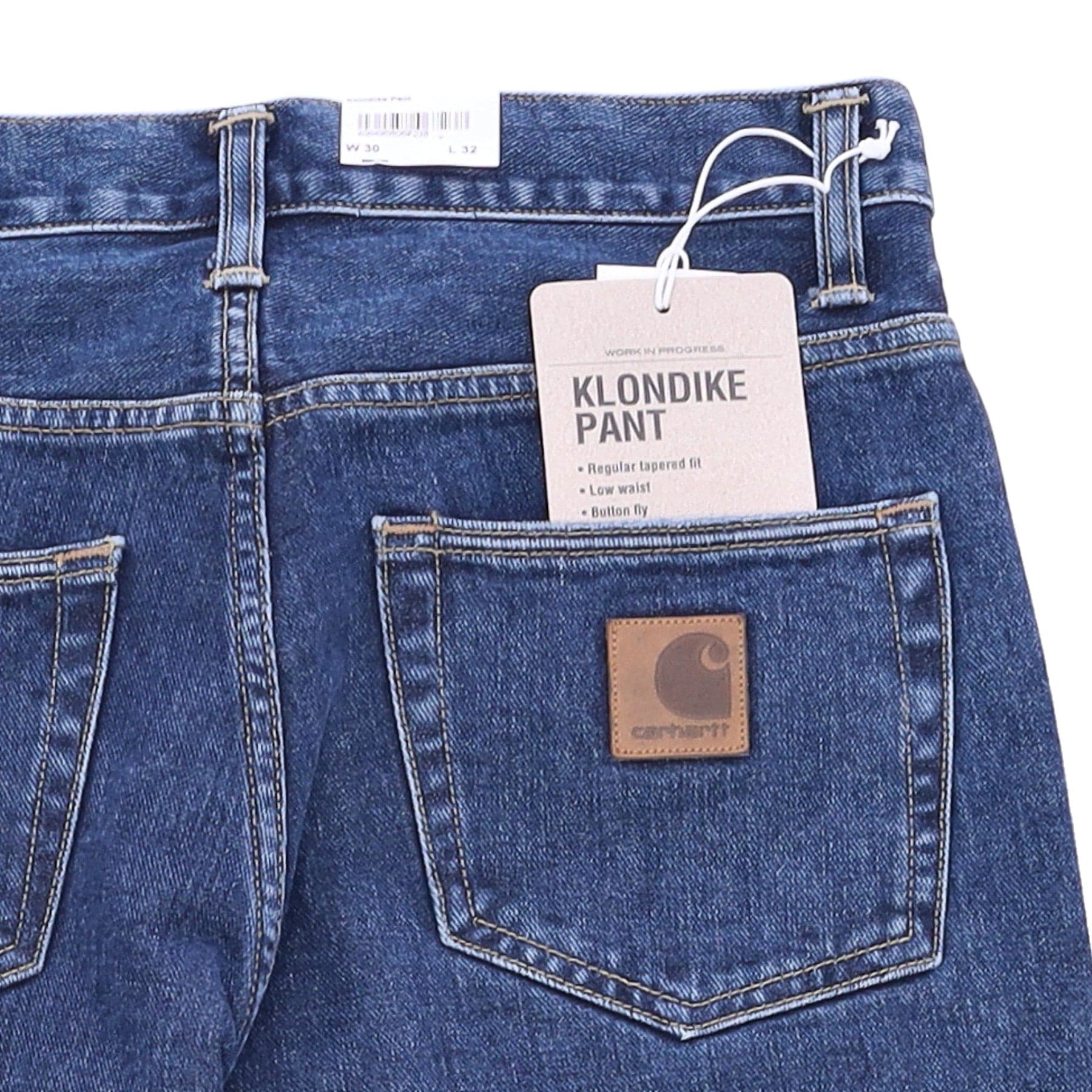 CARHARTT WIP Jeans Uomo Klondike Pant Blue Stone Washed da uomo in Jeans Drestige - Casamassima, commercioVirtuoso.it