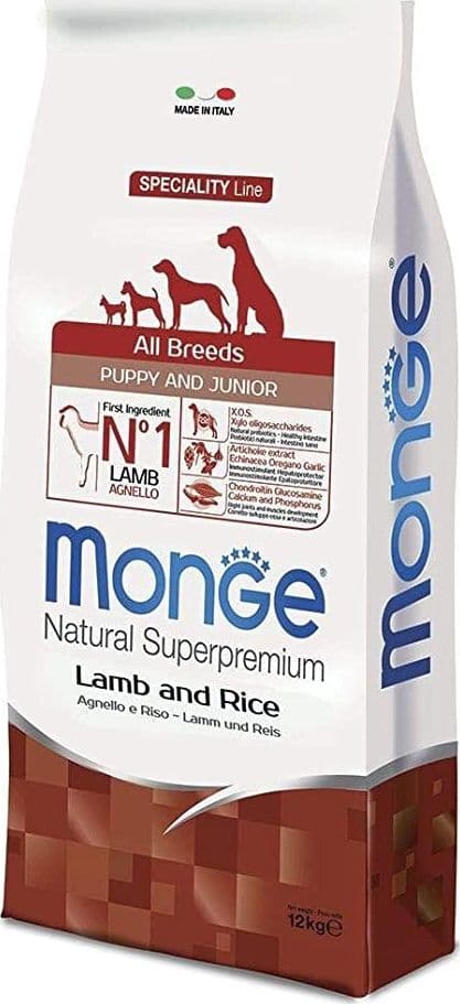 Monge Speciality Line secco Cani Puppy & Junior agnello e riso in Secco 101 Market - Poggibonsi, commercioVirtuoso.it