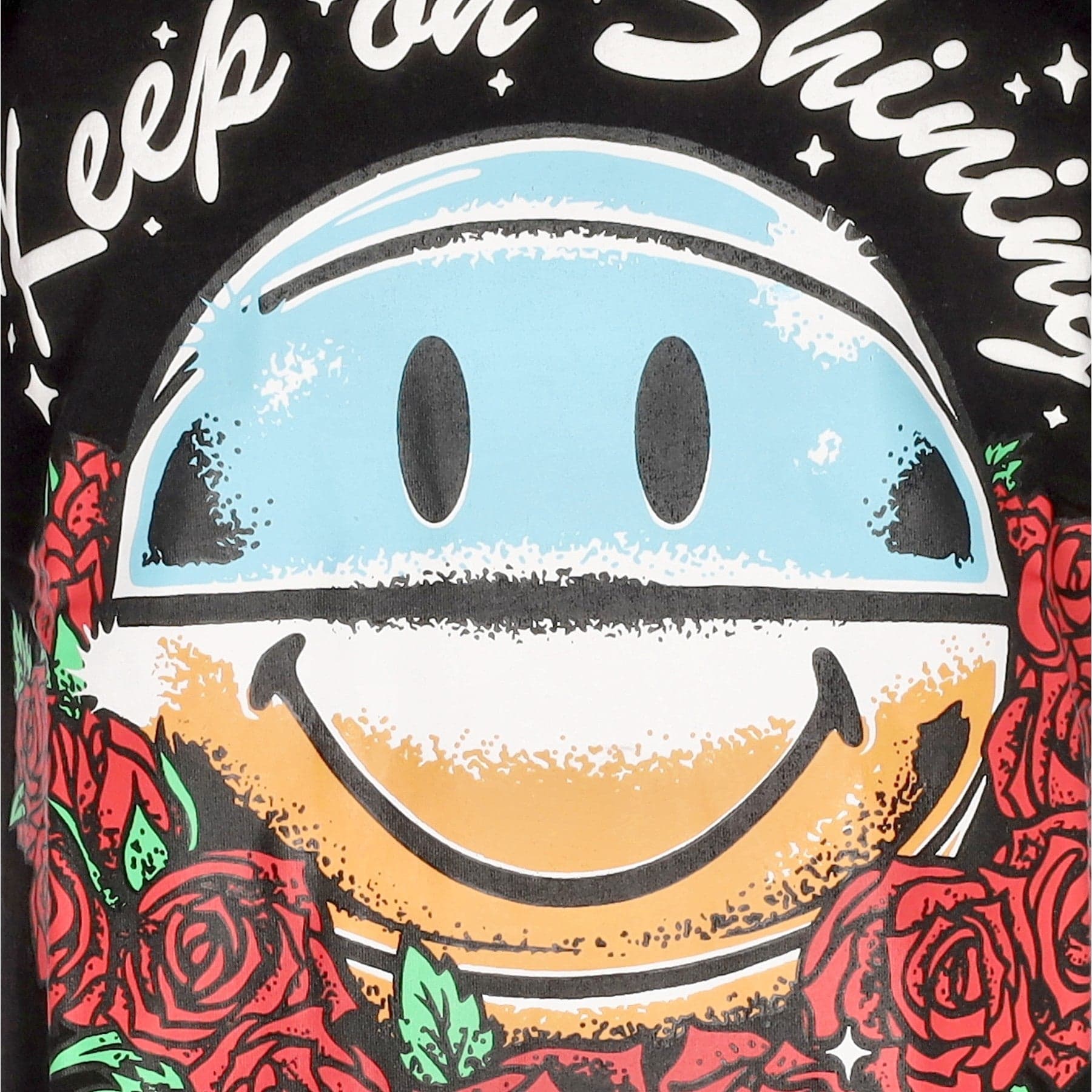 MARKET Maglietta Uomo Smiley Keep On Shining Tee X Smiley Black da uomo in T-shirt Drestige - Casamassima, commercioVirtuoso.it