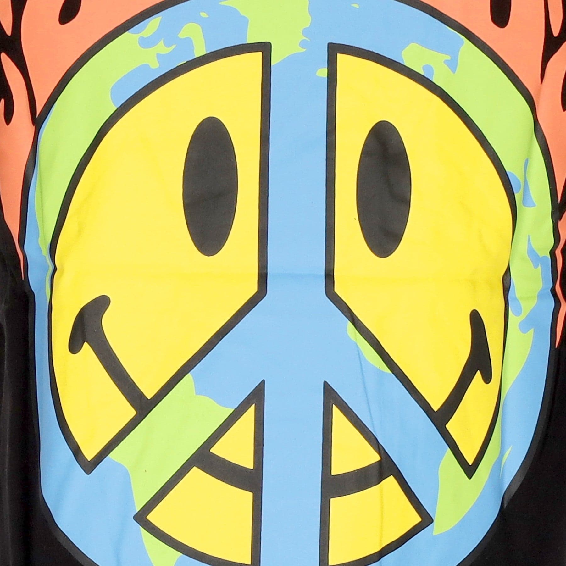 MARKET Maglietta Uomo Smiley Earth On Fire Tee X Smiley Black da uomo in T-shirt Drestige - Casamassima, commercioVirtuoso.it