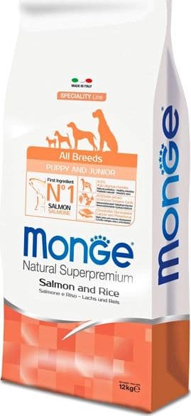 Monge Speciality Line Monoprotein secco Cani Puppy & Junior salmone e riso in Secco 101 Market - Poggibonsi, commercioVirtuoso.it