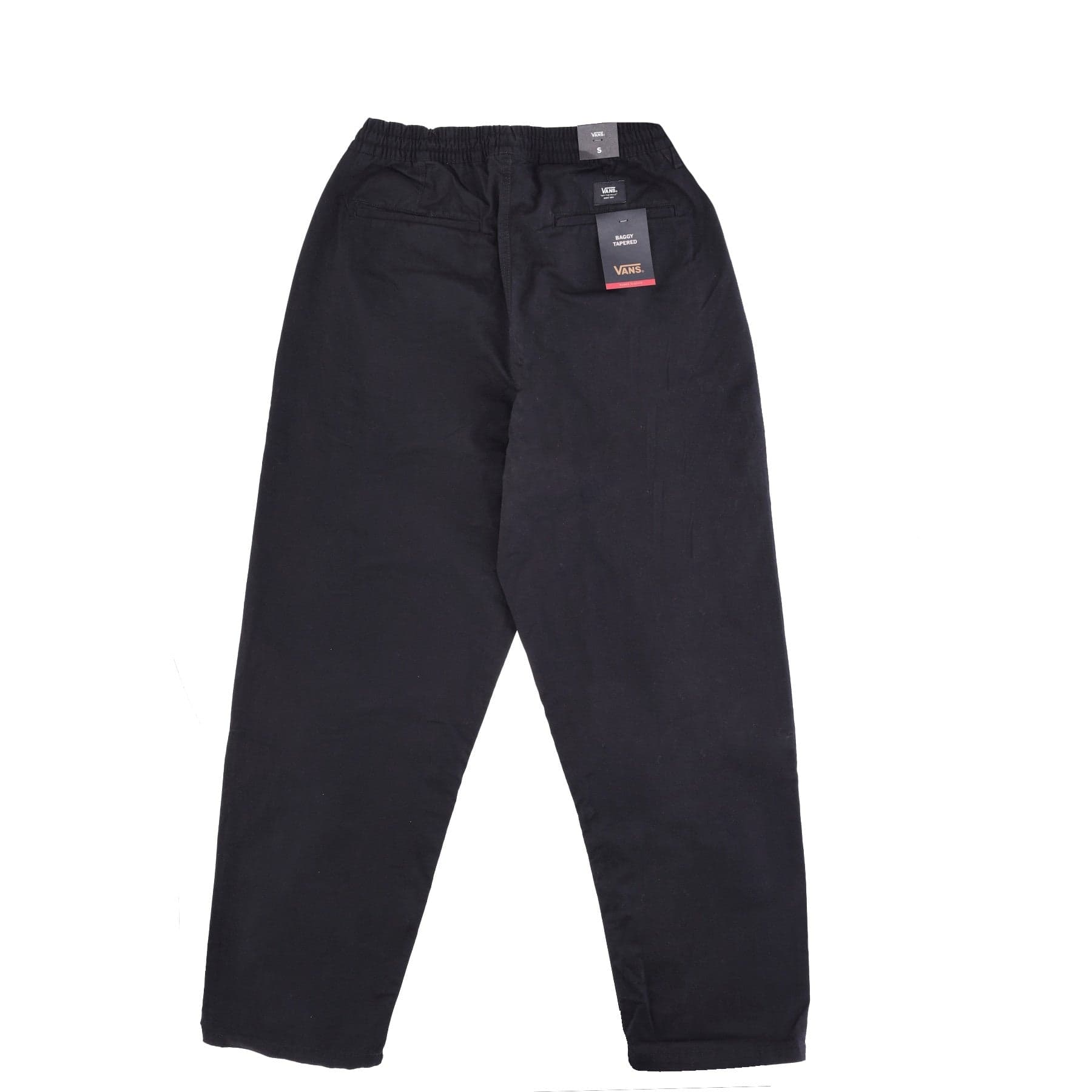 VANS Pantalone Lungo Uomo Range Baggy Tapered Elastic Waist Pant Black da uomo in Pantaloni Drestige - Casamassima, commercioVirtuoso.it