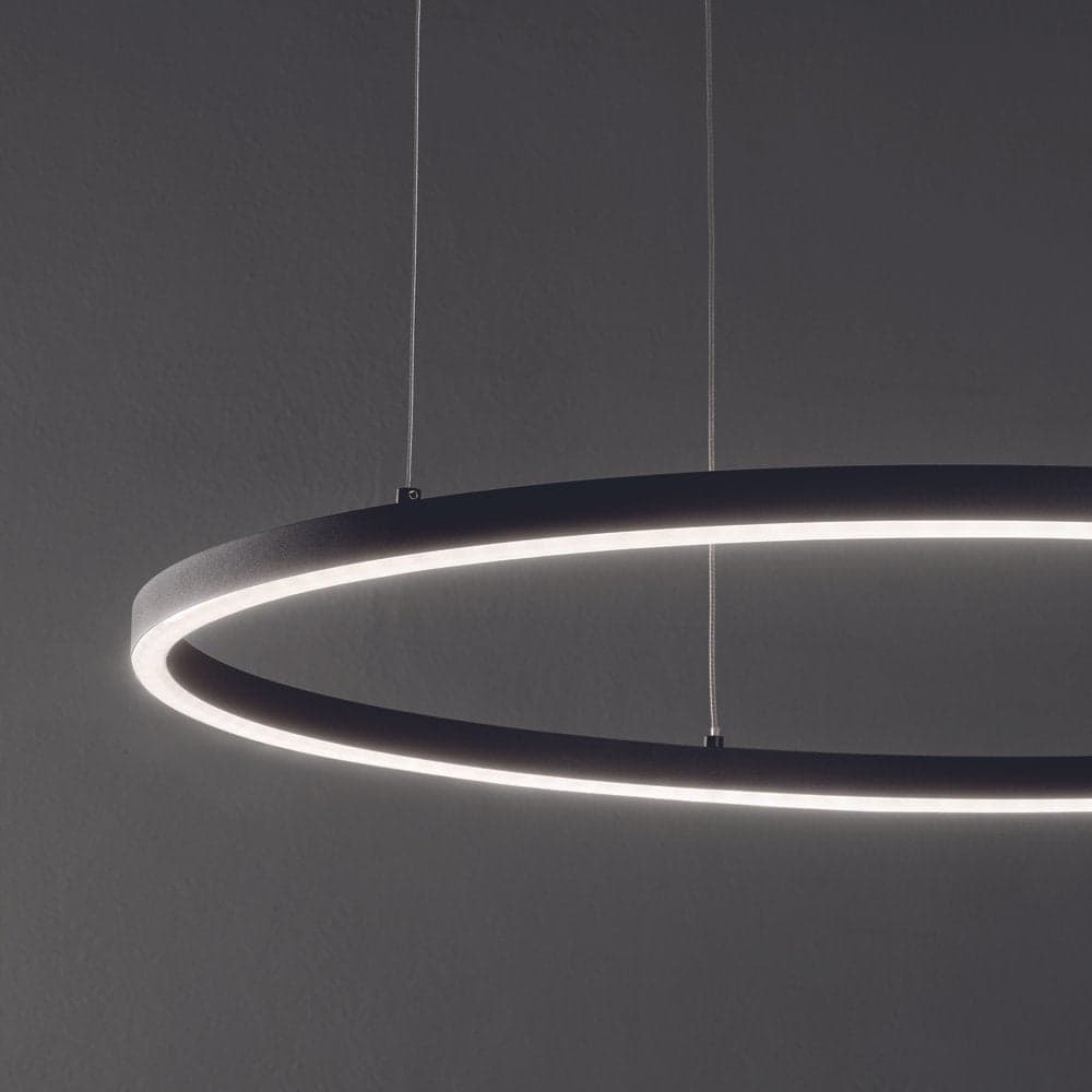 Sospensione Moderna Oracle Alluminio-Plastiche Bianco Led 55W 4000K D90Cm in Lampade a sospensione LuceArt - Montecorvino Pugliano, commercioVirtuoso.it