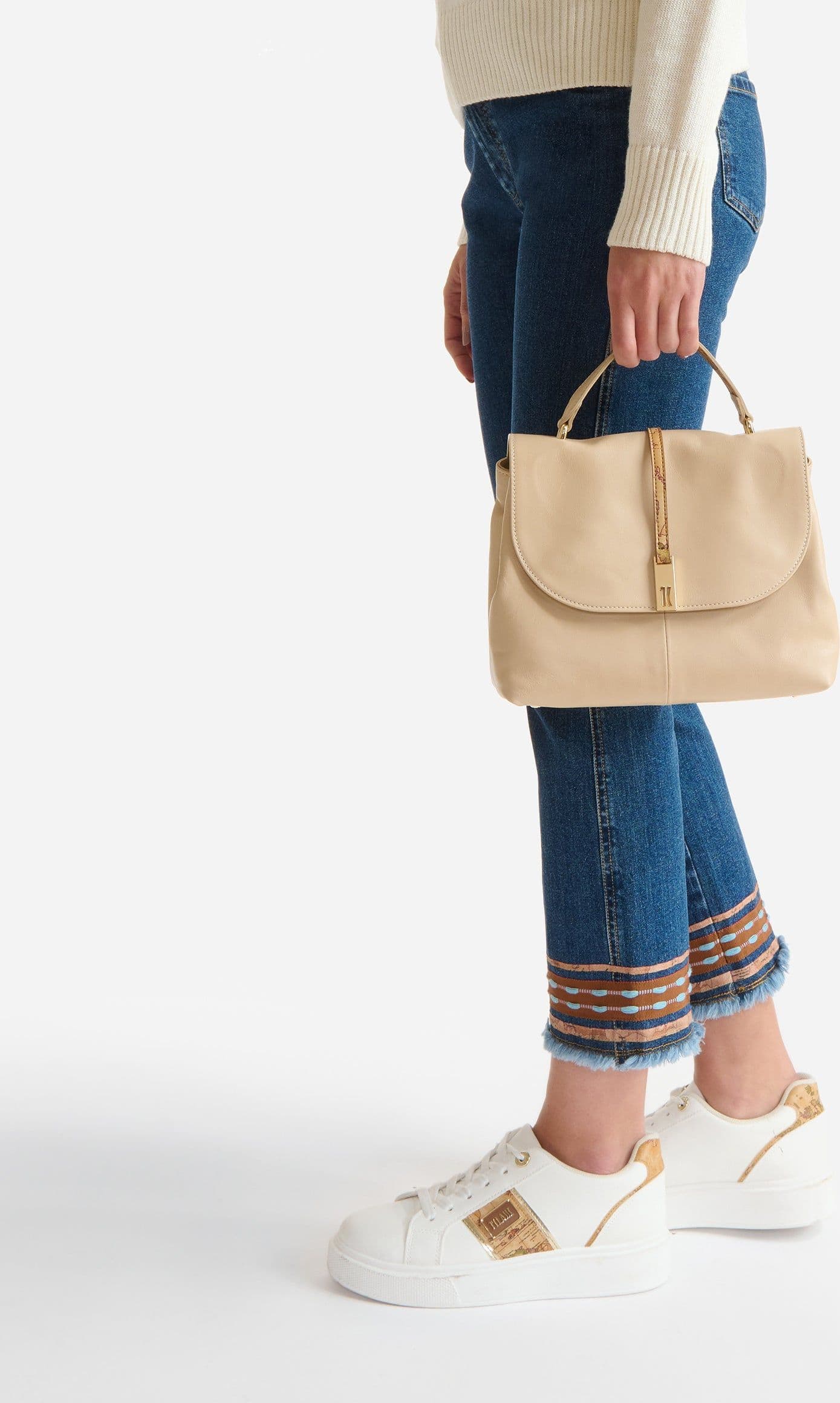 1ª Classe Alviero Martini Mini Tote Donna Avorio Pelle Nappata con Tracolla LE86_8631_0905 in Borse a tracolla Broadway Red - Barletta, commercioVirtuoso.it