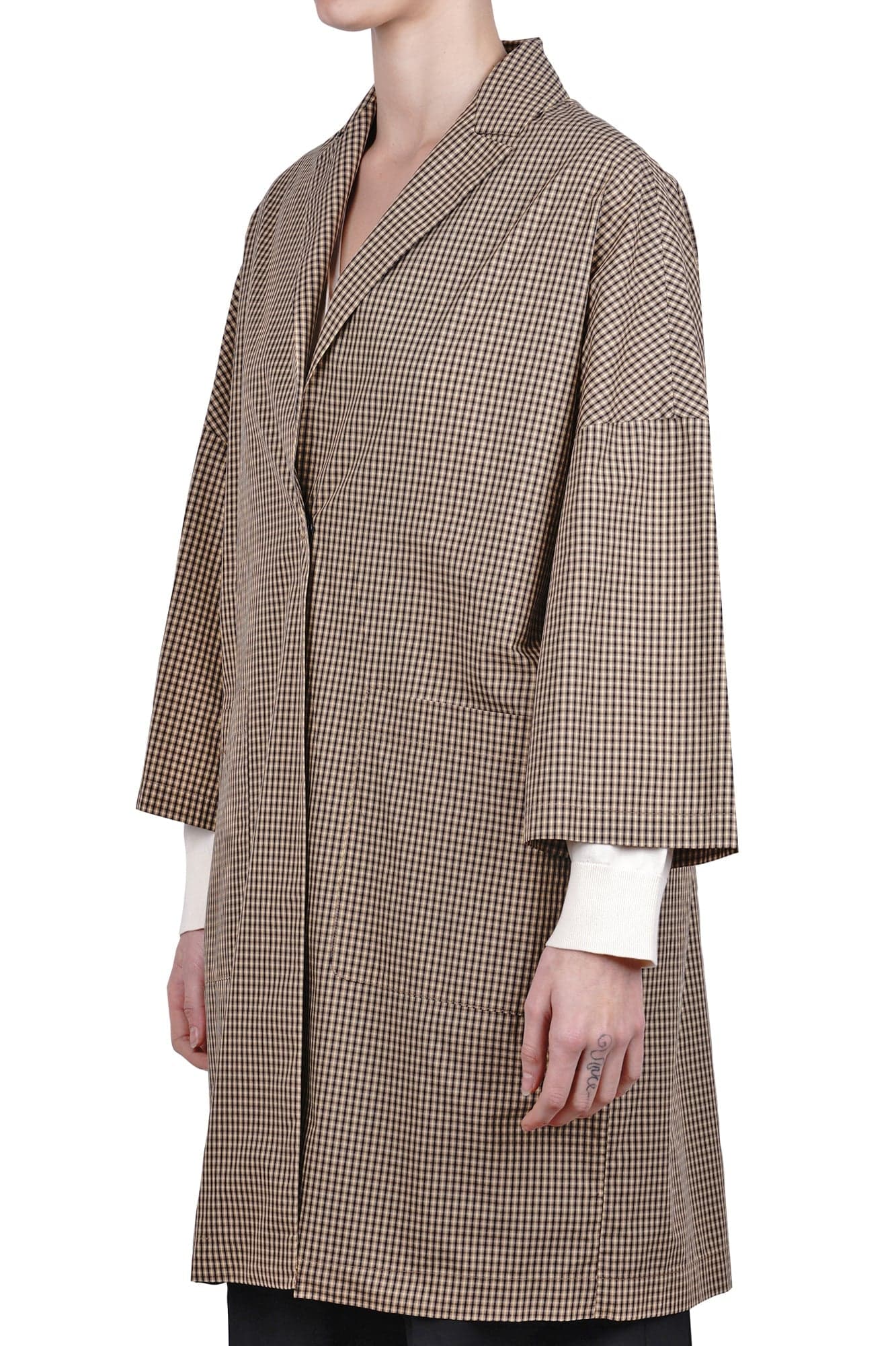 Semi-Couture Semi Couture - Cappotto - 470953 - Fantasia Beige da donna in Cappotti Drestige - Casamassima, commercioVirtuoso.it