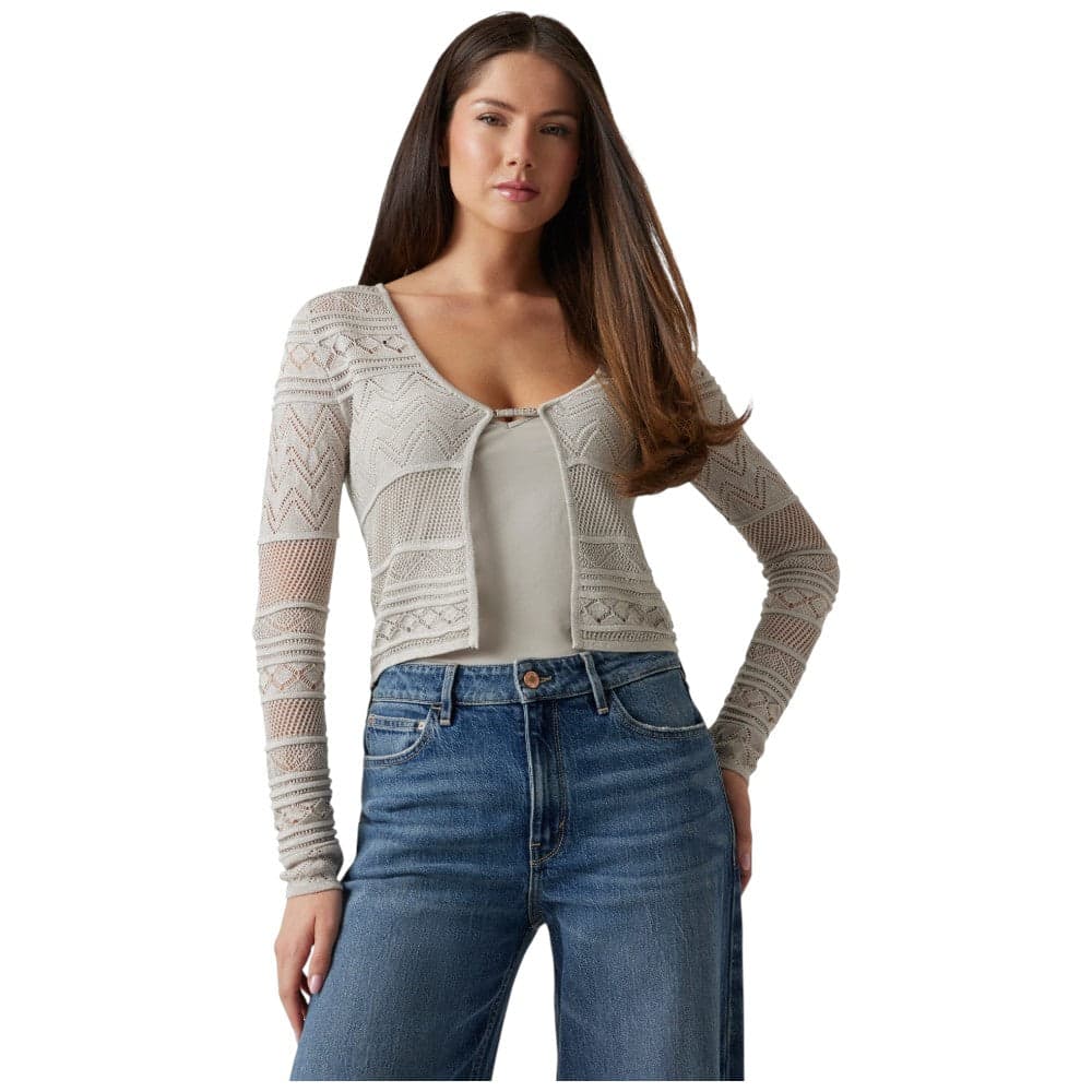 Guess cardigan traforato in lurex Nellie W5GR15 Z3E22 F97H