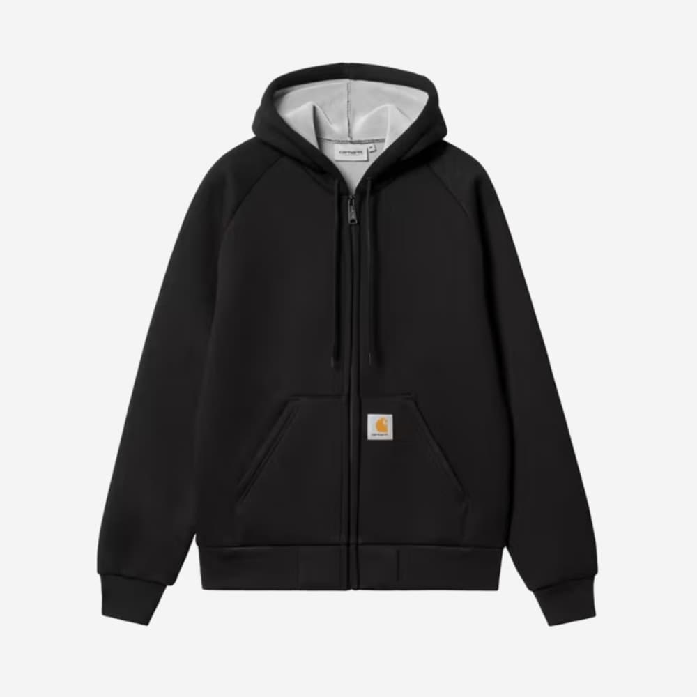 Carhartt Felpa Carl Lux Blk Grey in Felpe senza cappuccio Glad Store - Genova, commercioVirtuoso.it