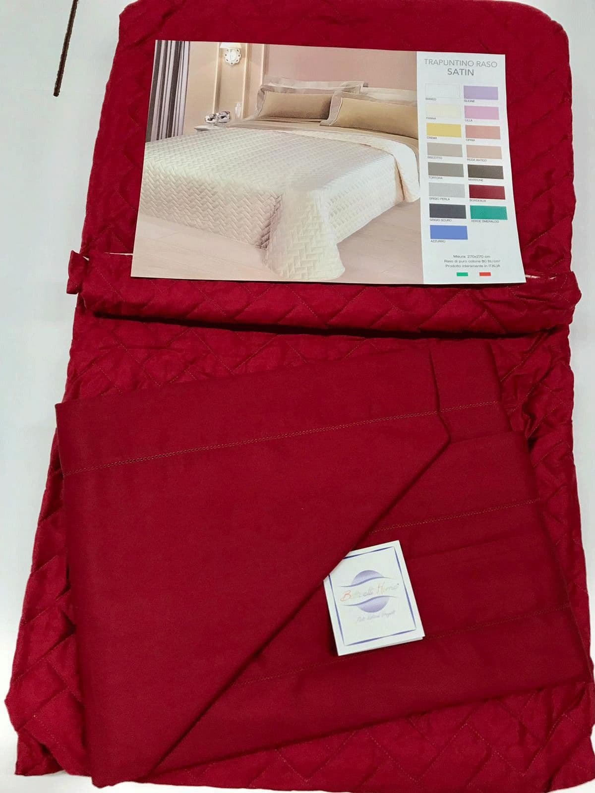 Completo Lenzuola Matrimoniale Botticelli Home Satin in Raso di Cotone in Set di lenzuola e federe Collezione Casa - Trebisacce, commercioVirtuoso.it