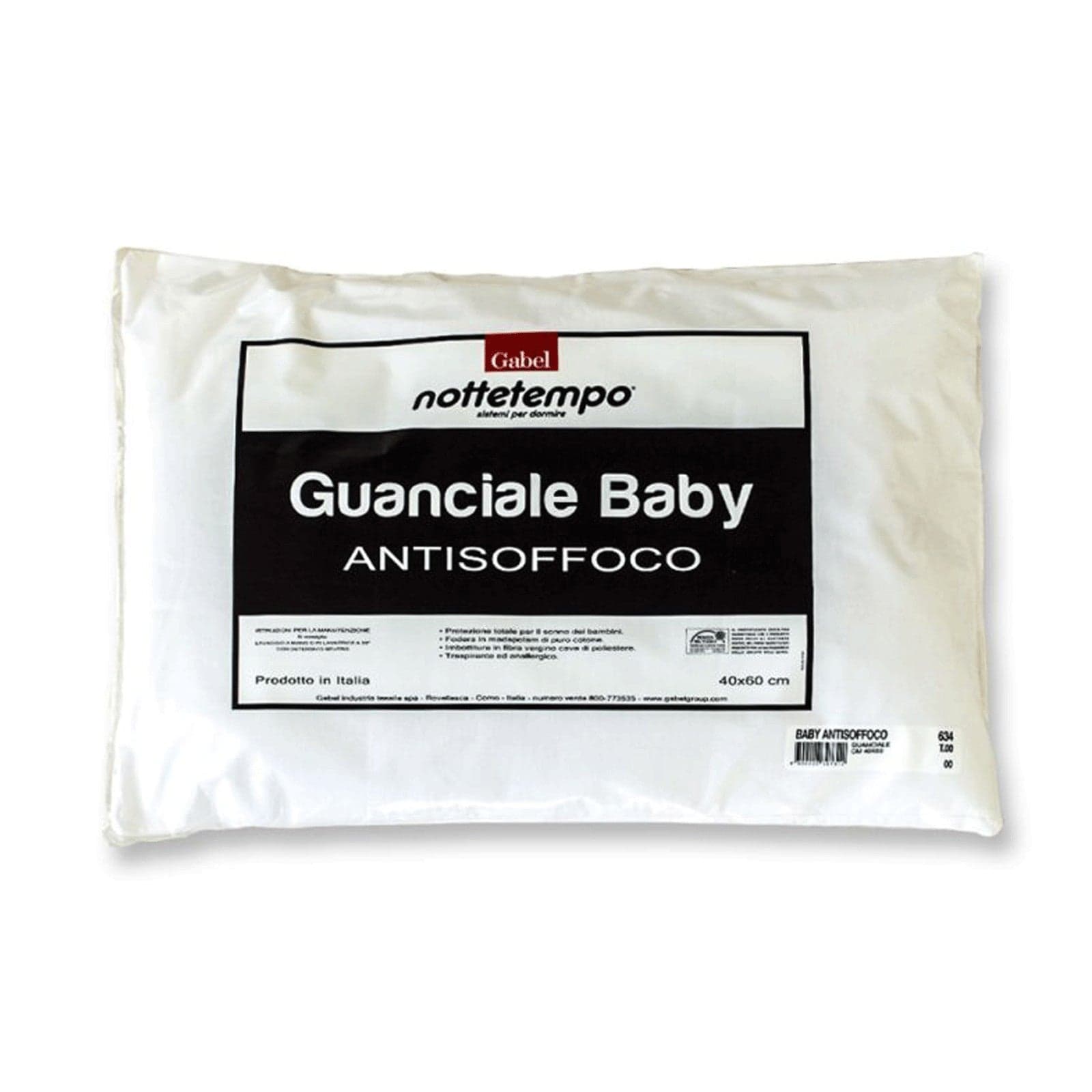 Guanciale Baby Gabel Antisoffoco 40x60 cm in Cuscini di sostegno per neonati Collezione Casa - Trebisacce, commercioVirtuoso.it