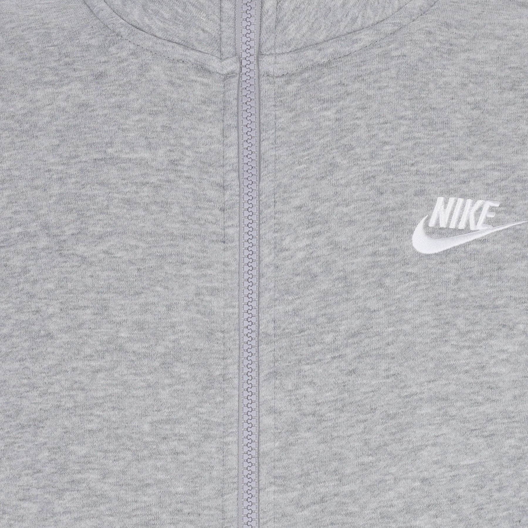Nike Felpa Collo Alto Uomo Sportswear Club Bb Track Jacket Dk Grey Heather/white da uomo in Felpe senza cappuccio Drestige - Casamassima, commercioVirtuoso.it