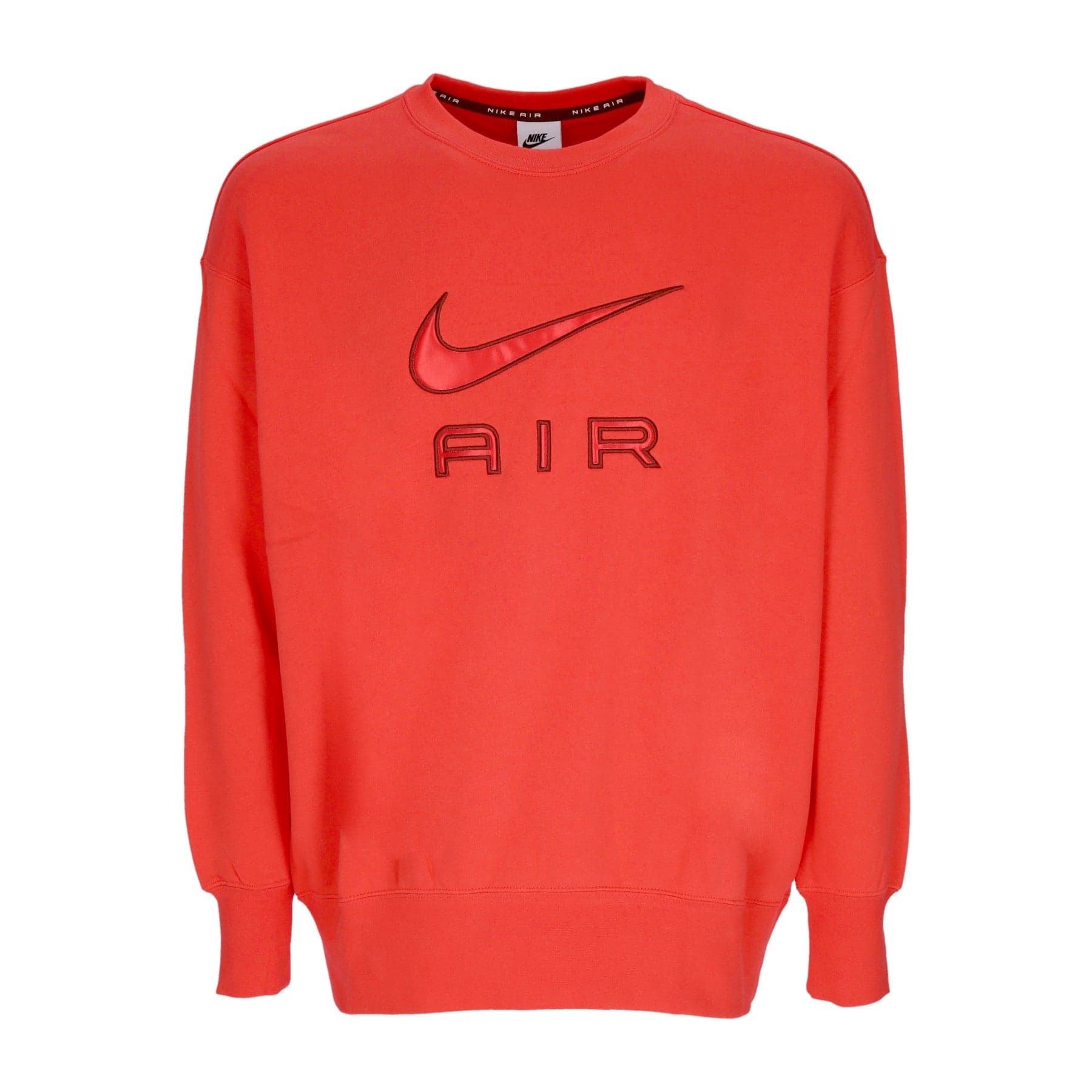 Nike Felpa Girocollo Donna Sportswear Air Fleece Crewneck Lt Crimson/oxen Brown da donna in Felpe con cappuccio Drestige - Casamassima, commercioVirtuoso.it