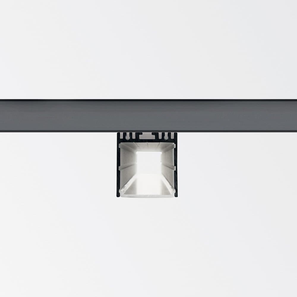 Profilo Trimless Vision Alluminio Nero 300Cm in Profili in alluminio LuceArt - Montecorvino Pugliano, commercioVirtuoso.it