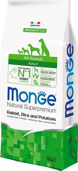 Monge Speciality Line Monoprotein secco Cani Adulti coniglio riso e patate in Secco 101 Market - Poggibonsi, commercioVirtuoso.it