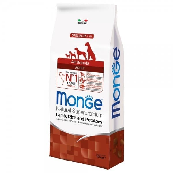 Monge Speciality Line Monoprotein secco Cani Adulti agnello riso e patate in Secco 101 Market - Poggibonsi, commercioVirtuoso.it