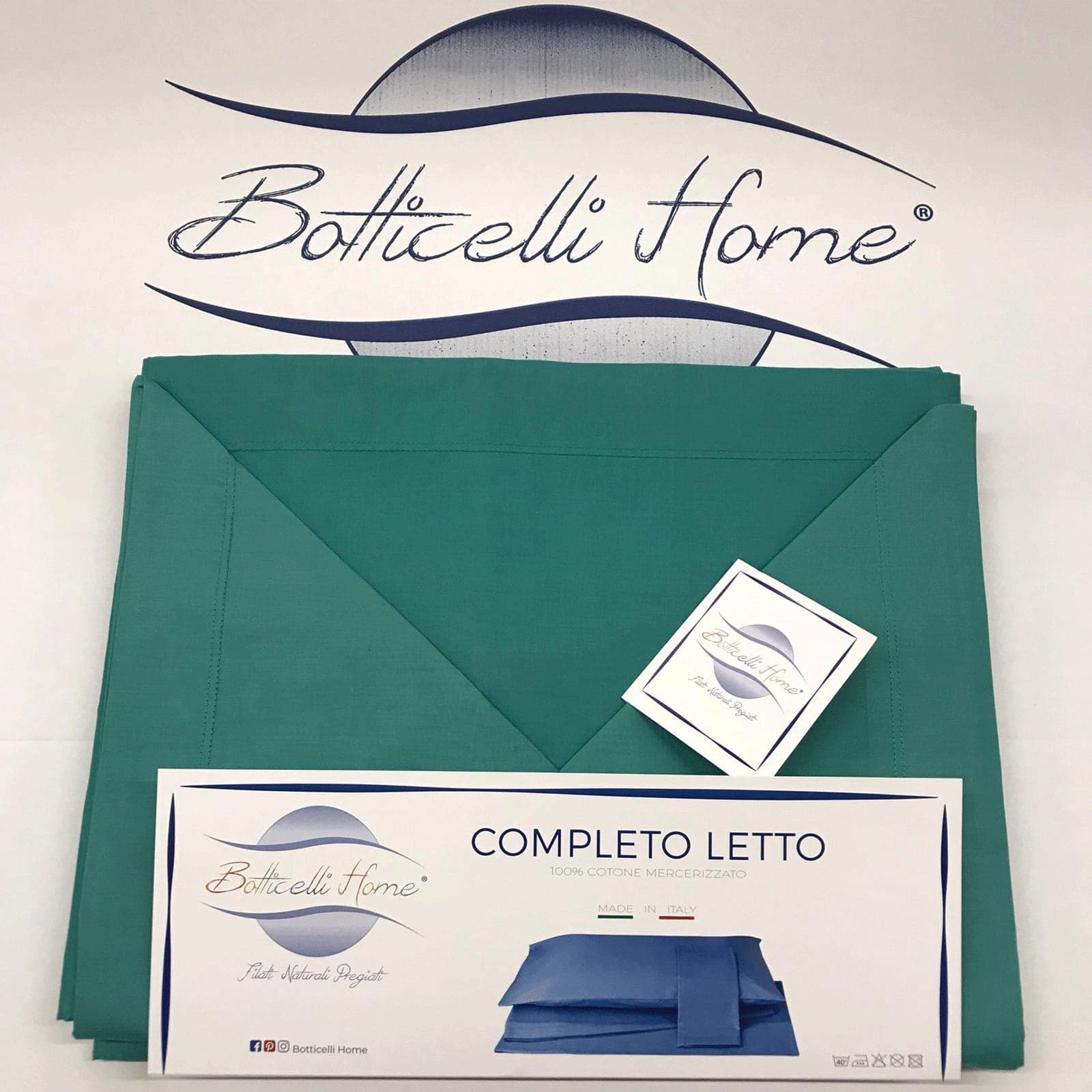 Completo Lenzuola Matrimoniale Botticelli Home in 100% Puro Cotone Fullcolors in Set di lenzuola e federe Collezione Casa - Trebisacce, commercioVirtuoso.it