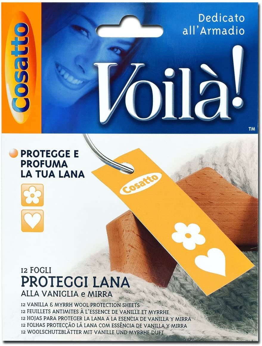 Profumatore armadio Voilà! Vaniglia E Mirra Proteggi Lana Foglietti, Cartoncino, Giallo, 11.5x0.1x4.5 cm in Carta profumata per cassetti Scontolo.net - Potenza, commercioVirtuoso.it