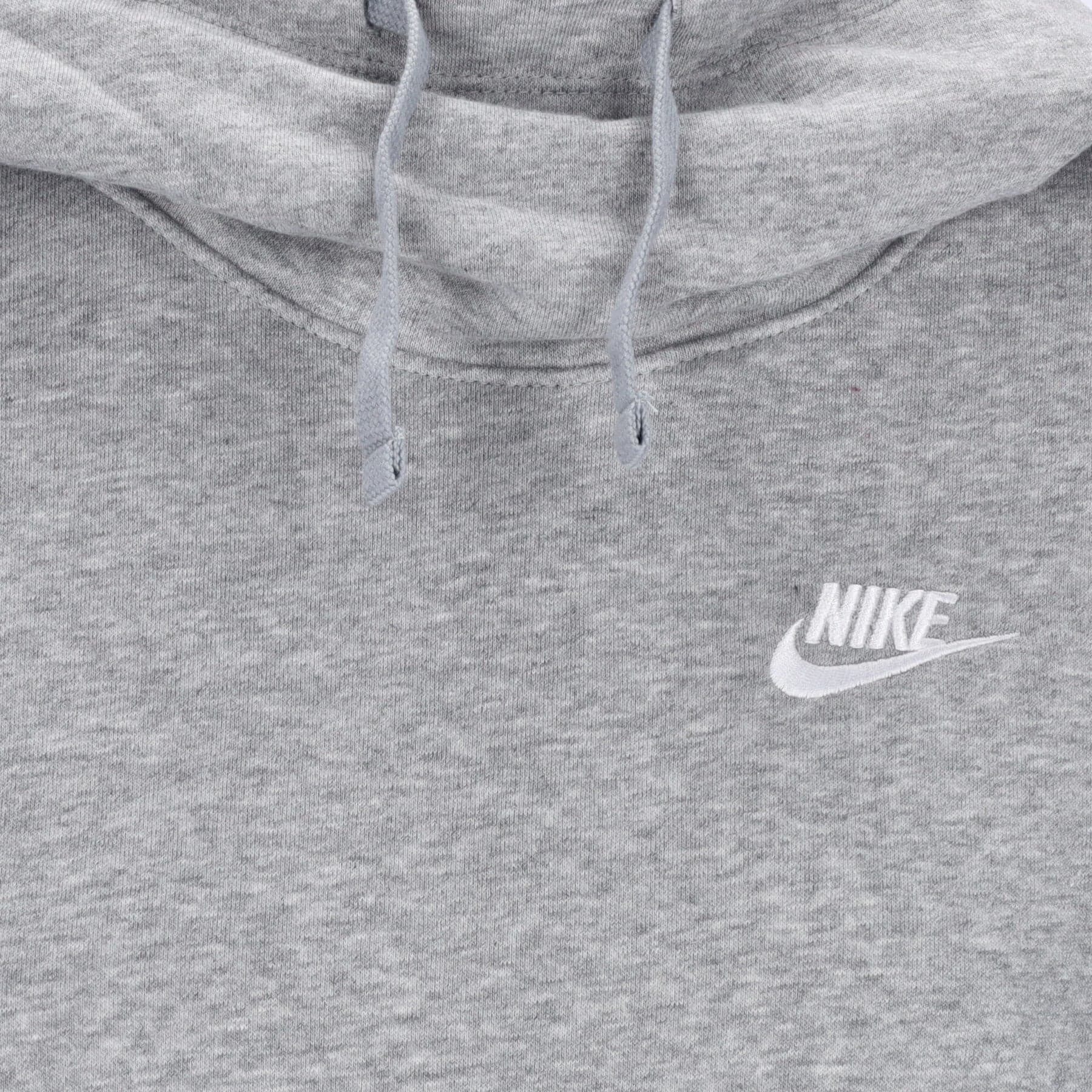Nike Felpa Cappuccio Donna W Sportswear Club Fleece Funnel-neck Hoodie Dk Grey Heather/white da donna in Felpe con cappuccio Drestige - Casamassima, commercioVirtuoso.it
