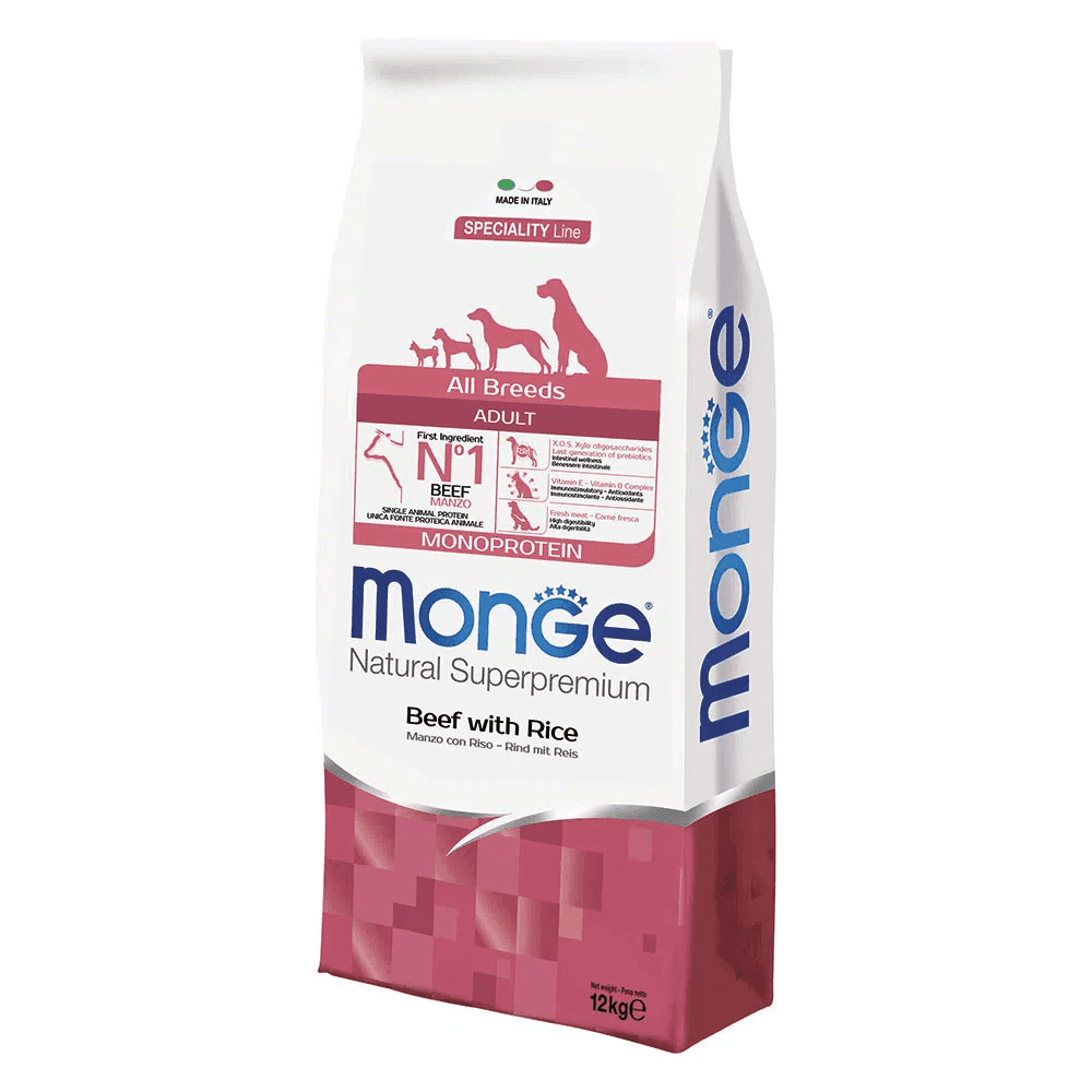 Monge Speciality Line Monoprotein secco Cani Adulti manzo e riso in Secco 101 Market - Poggibonsi, commercioVirtuoso.it