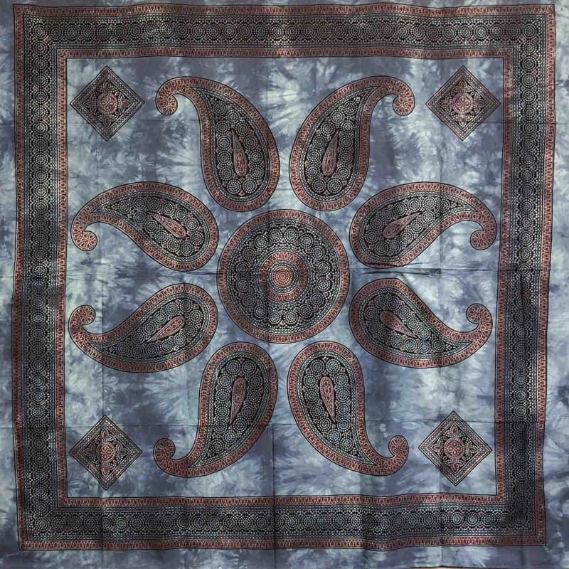 Granfoulard Copritutto in Puro Cotone con frange Sole Orientale 210x240 cm in Coperte Collezione Casa - Trebisacce, commercioVirtuoso.it