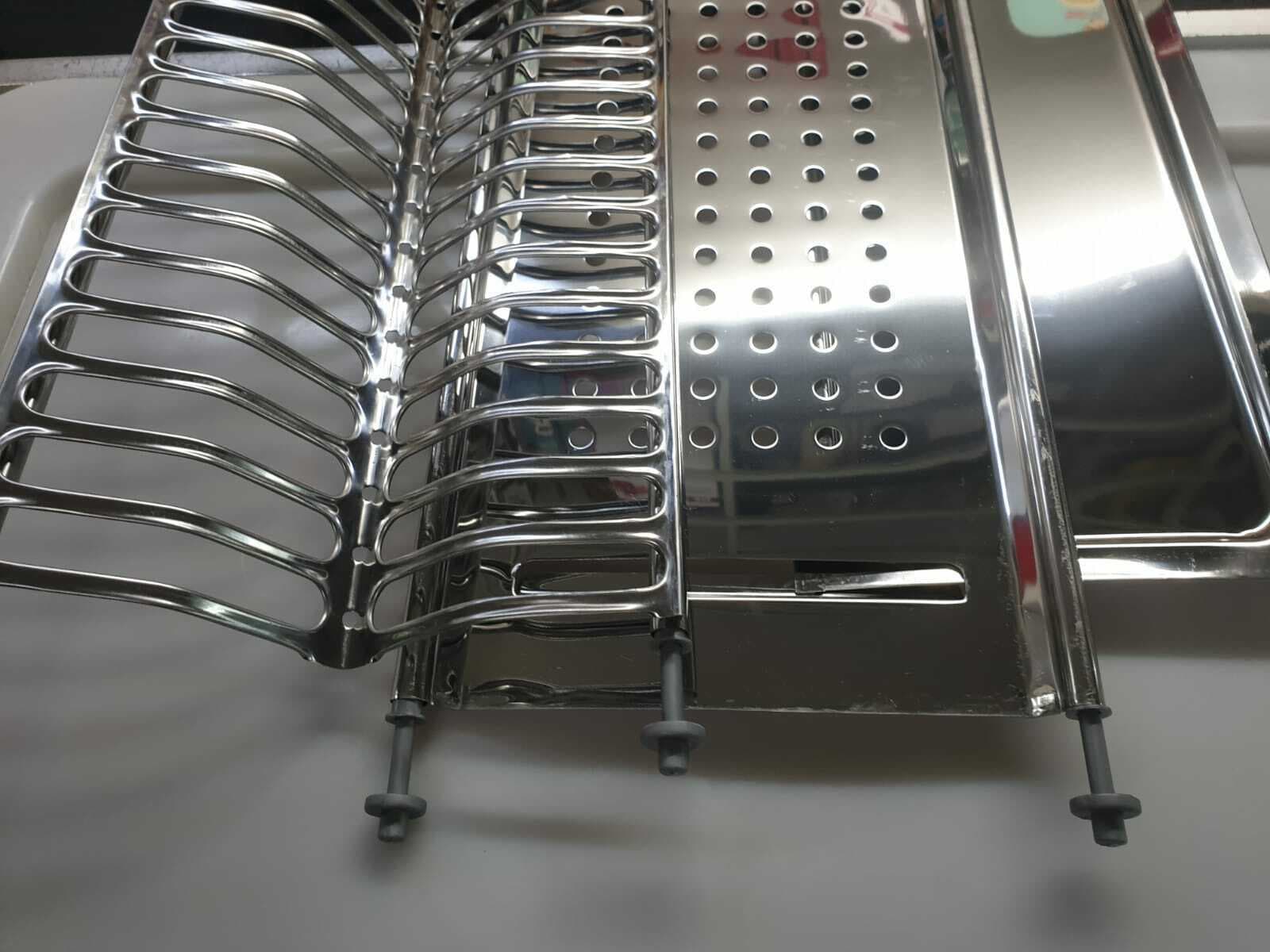 SCOLAPIATTI CM 76 ACCIAIO INOX RACCOGLIGOCCE PORTAPIATTI BICCHIERI DF 7930710 in prodotto EuroStore07 - Alatri, commercioVirtuoso.it