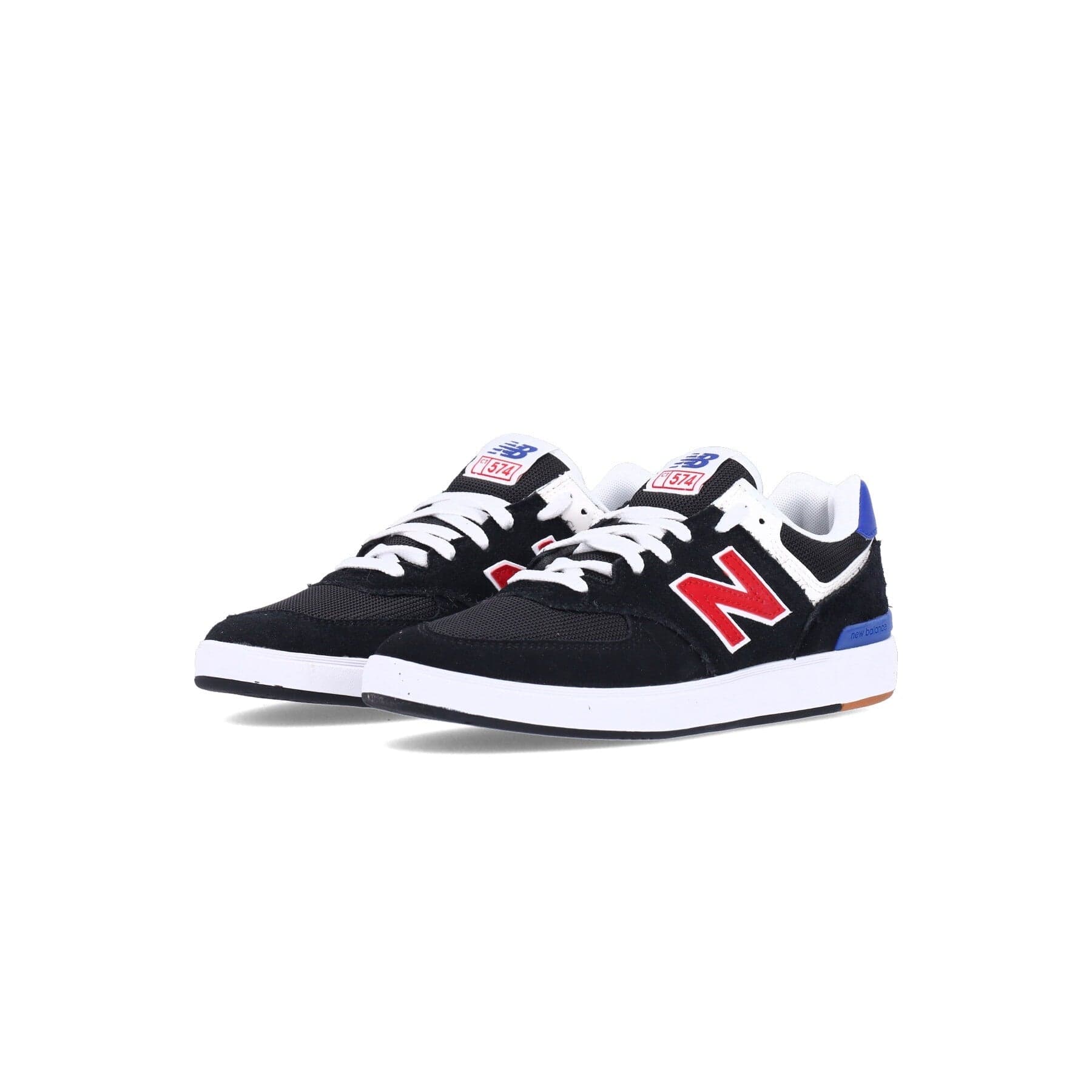 NEW BALANCE Scarpa Bassa Uomo 574 Black/red da uomo in Sneaker casual Drestige - Casamassima, commercioVirtuoso.it