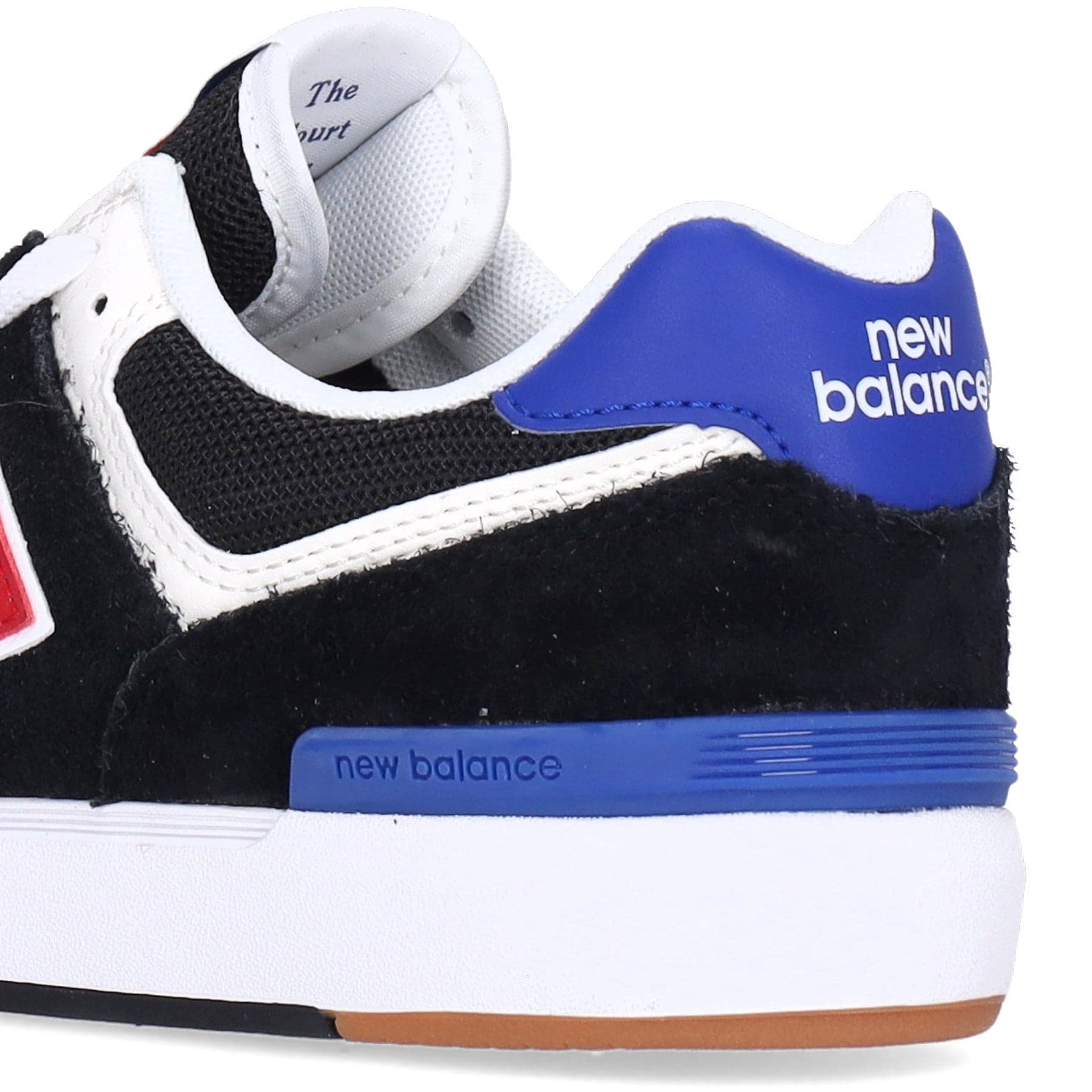 NEW BALANCE Scarpa Bassa Uomo 574 Black/red da uomo in Sneaker casual Drestige - Casamassima, commercioVirtuoso.it
