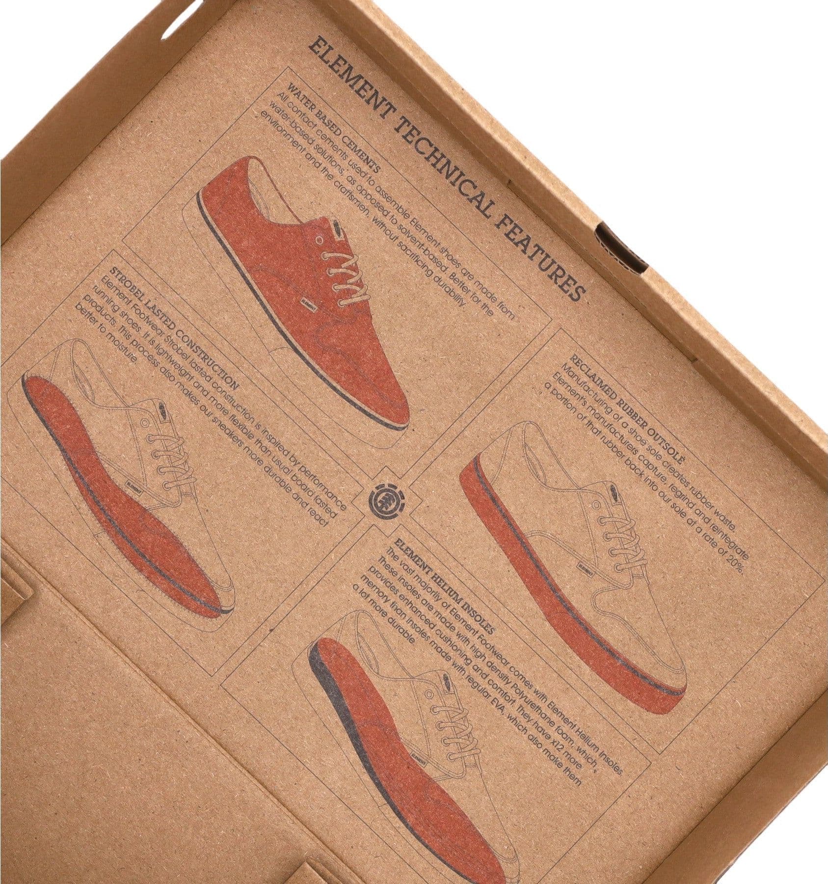 ELEMENT Scarpe Skate Uomo Topaz C3 Black/gum/red da uomo in Sneaker casual Drestige - Casamassima, commercioVirtuoso.it