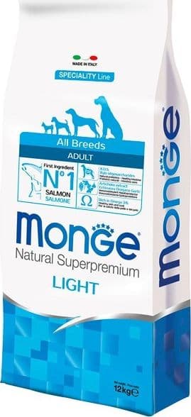 Monge Speciality Line Light secco Cani Adulti salmone e riso in Secco 101 Market - Poggibonsi, commercioVirtuoso.it