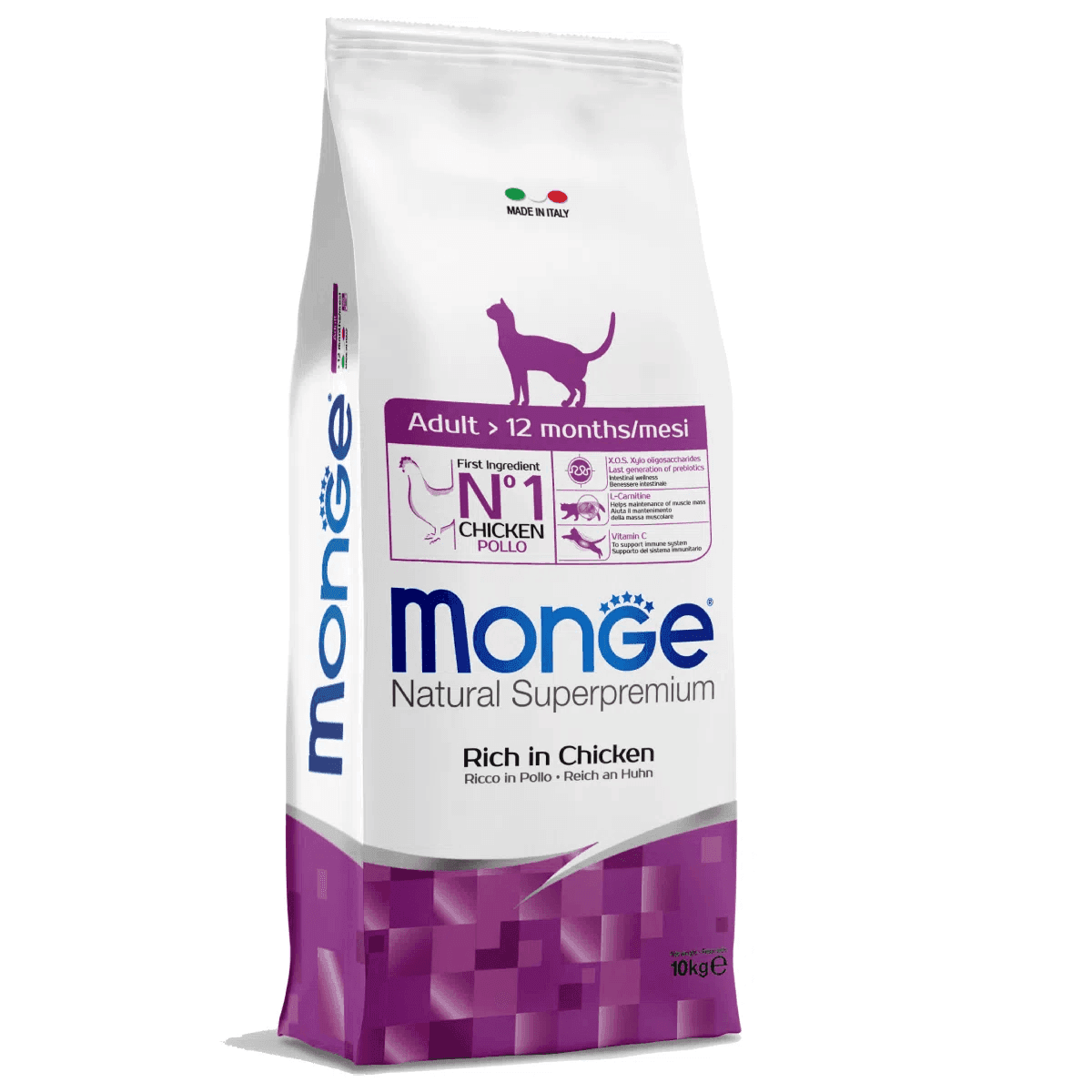 Monge Natural Superpremium secco Gatti Adulti pollo in Secco 101 Market - Poggibonsi, commercioVirtuoso.it