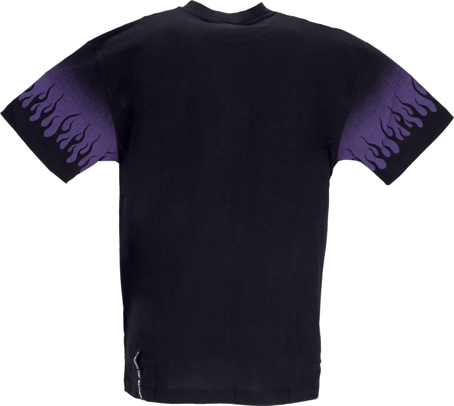 VISION OF SUPER Maglietta Uomo Negative Flames Tee Black/purple da uomo in Autocategorizzazione Drestige - Casamassima, commercioVirtuoso.it