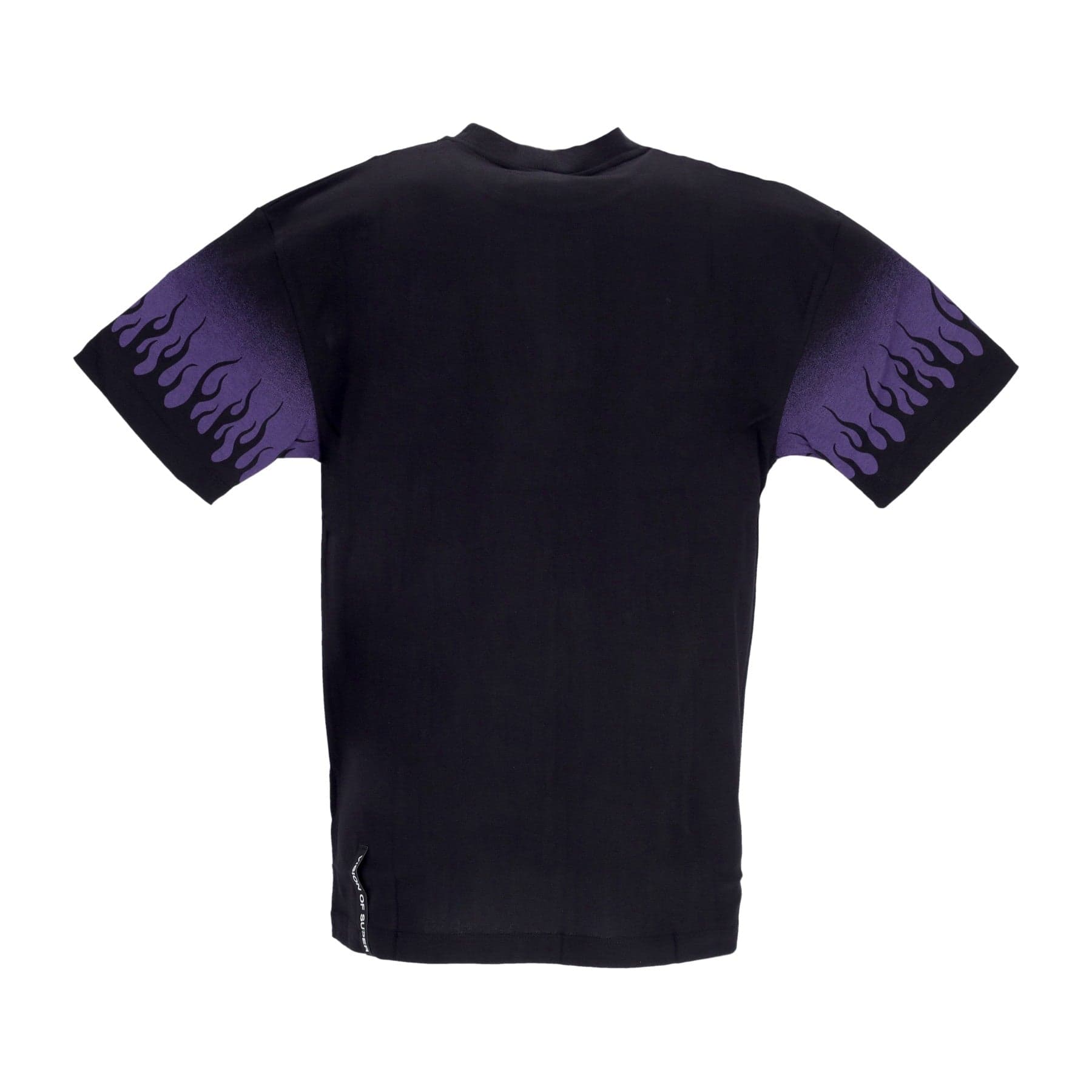VISION OF SUPER Maglietta Uomo Negative Flames Tee Black/purple da uomo in Autocategorizzazione Drestige - Casamassima, commercioVirtuoso.it