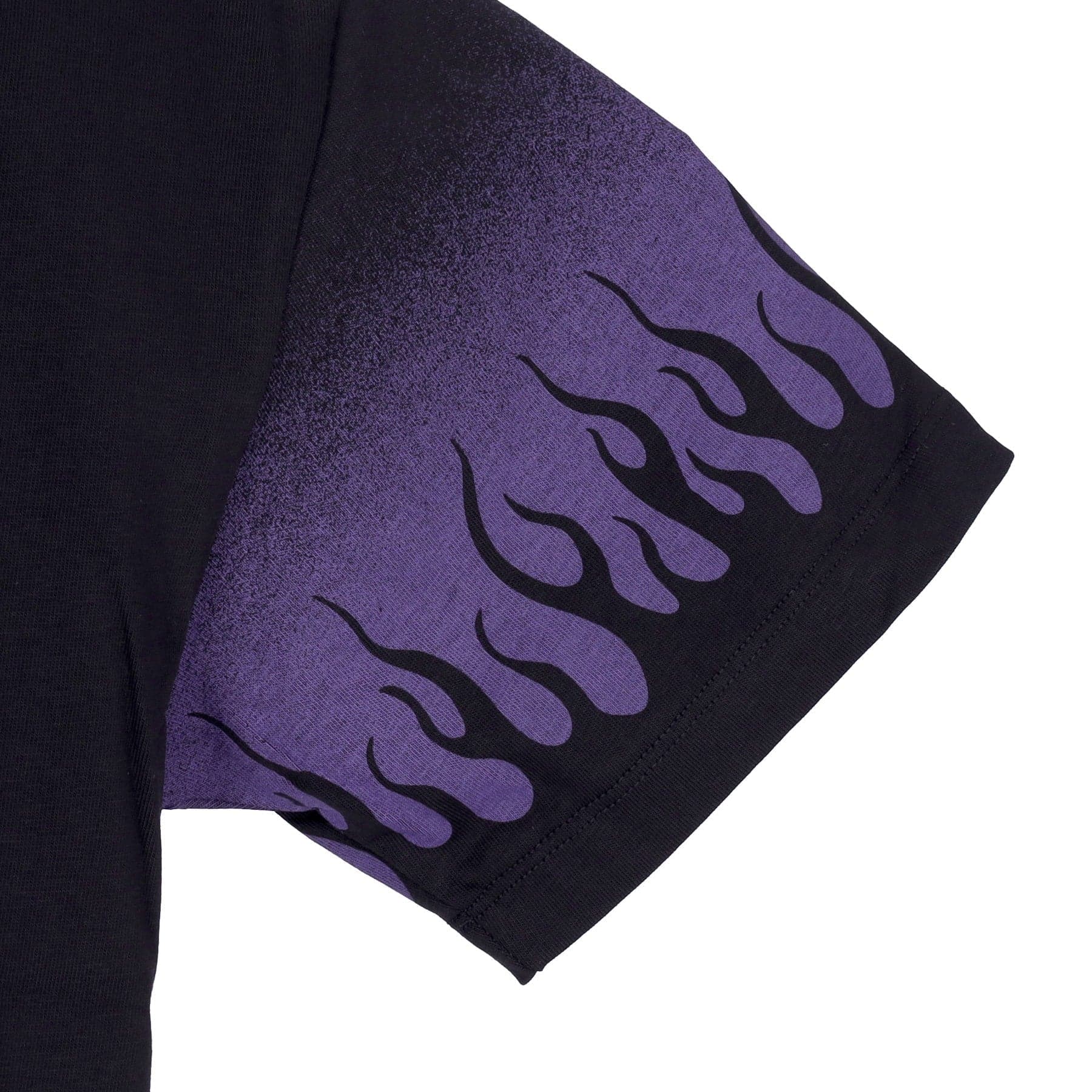 VISION OF SUPER Maglietta Uomo Negative Flames Tee Black/purple da uomo in Autocategorizzazione Drestige - Casamassima, commercioVirtuoso.it