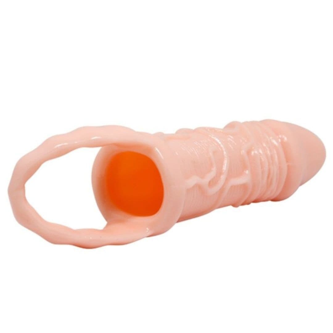Guaina fallica Men Extension estensore pene con anello testicoli 15 cm in Guaine e prolunghe per il pene Sexy Tentazioni - Siracusa, commercioVirtuoso.it