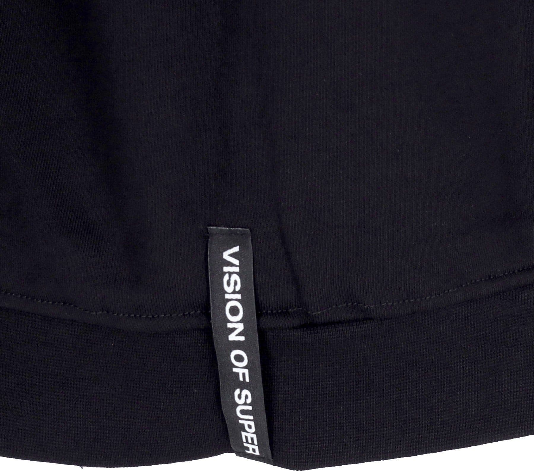 VISION OF SUPER Felpa Cappuccio Uomo Rock Mouth Print Hoodie Black da uomo in Felpe con cappuccio Drestige - Casamassima, commercioVirtuoso.it