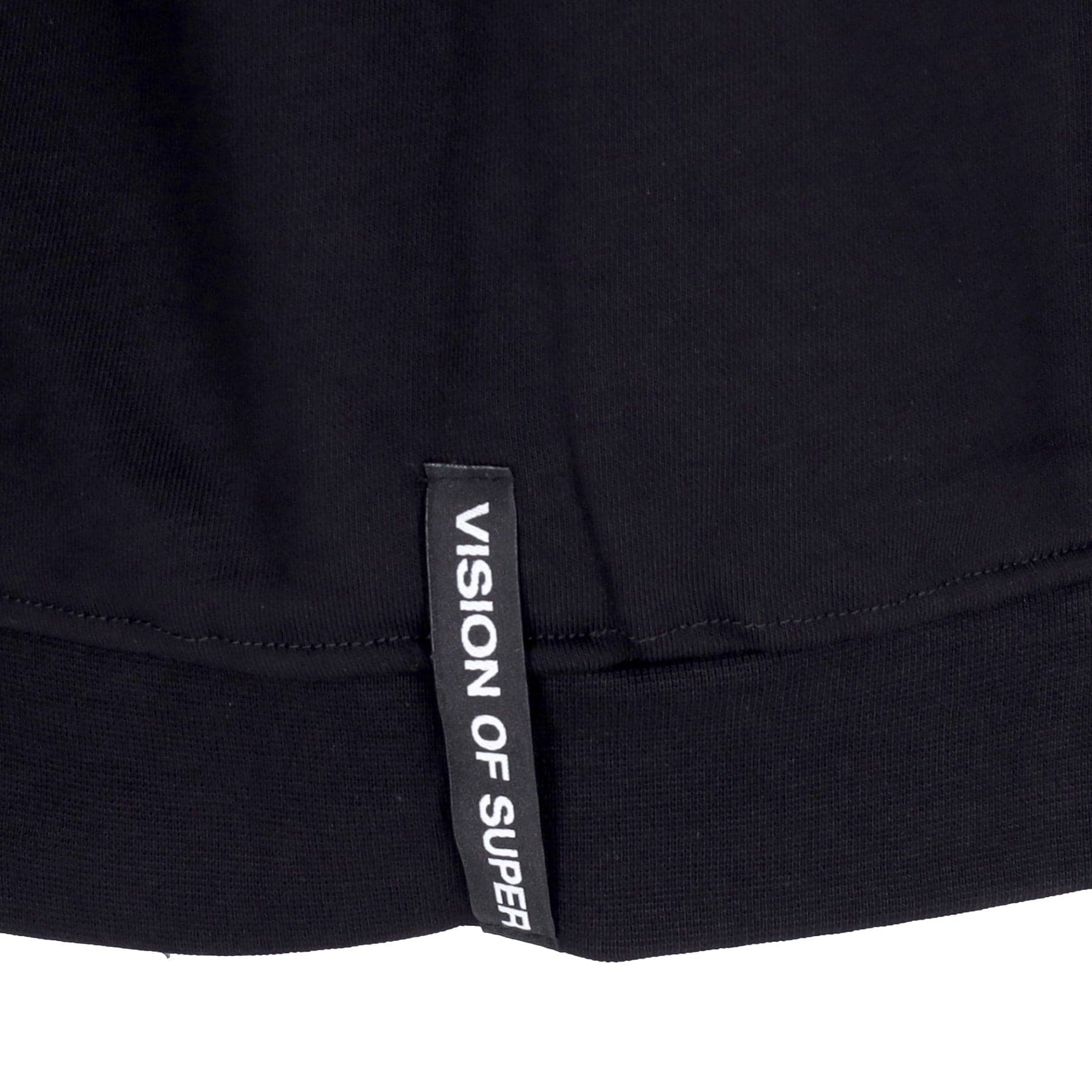 VISION OF SUPER Felpa Cappuccio Uomo Rock Mouth Print Hoodie Black da uomo in Felpe con cappuccio Drestige - Casamassima, commercioVirtuoso.it