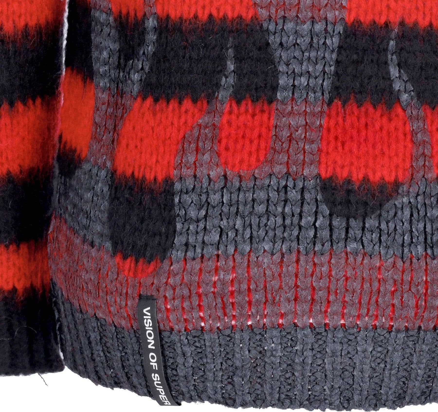 VISION OF SUPER Maglione Uomo Black Flames Jumper Red da uomo in Felpe con cappuccio Drestige - Casamassima, commercioVirtuoso.it