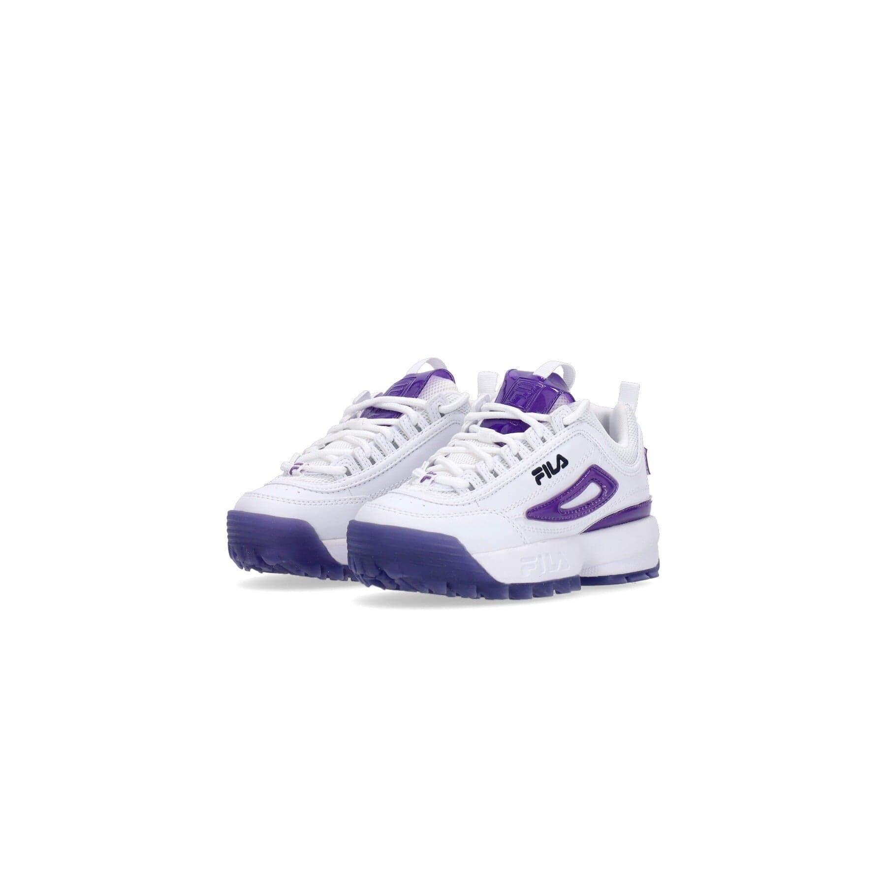FILA Scarpa Bassa Bambino Disruptor T Kids White/prism Violet da bambino in Sneaker casual Drestige - Casamassima, commercioVirtuoso.it