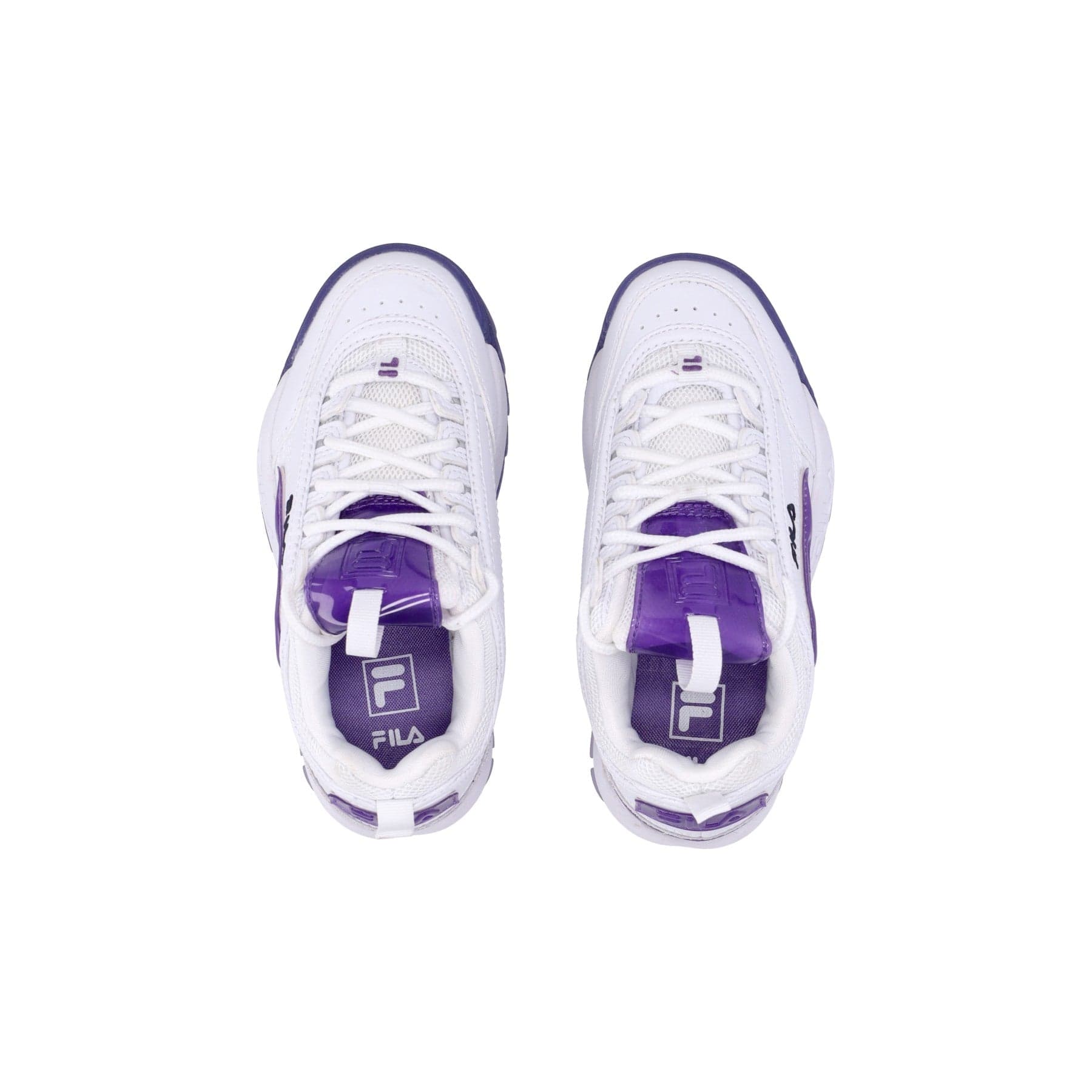 FILA Scarpa Bassa Bambino Disruptor T Kids White/prism Violet da bambino in Sneaker casual Drestige - Casamassima, commercioVirtuoso.it