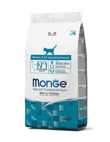 Monge Natural Superpremium secco Gatti Kitten pollo in Secco 101 Market - Poggibonsi, commercioVirtuoso.it