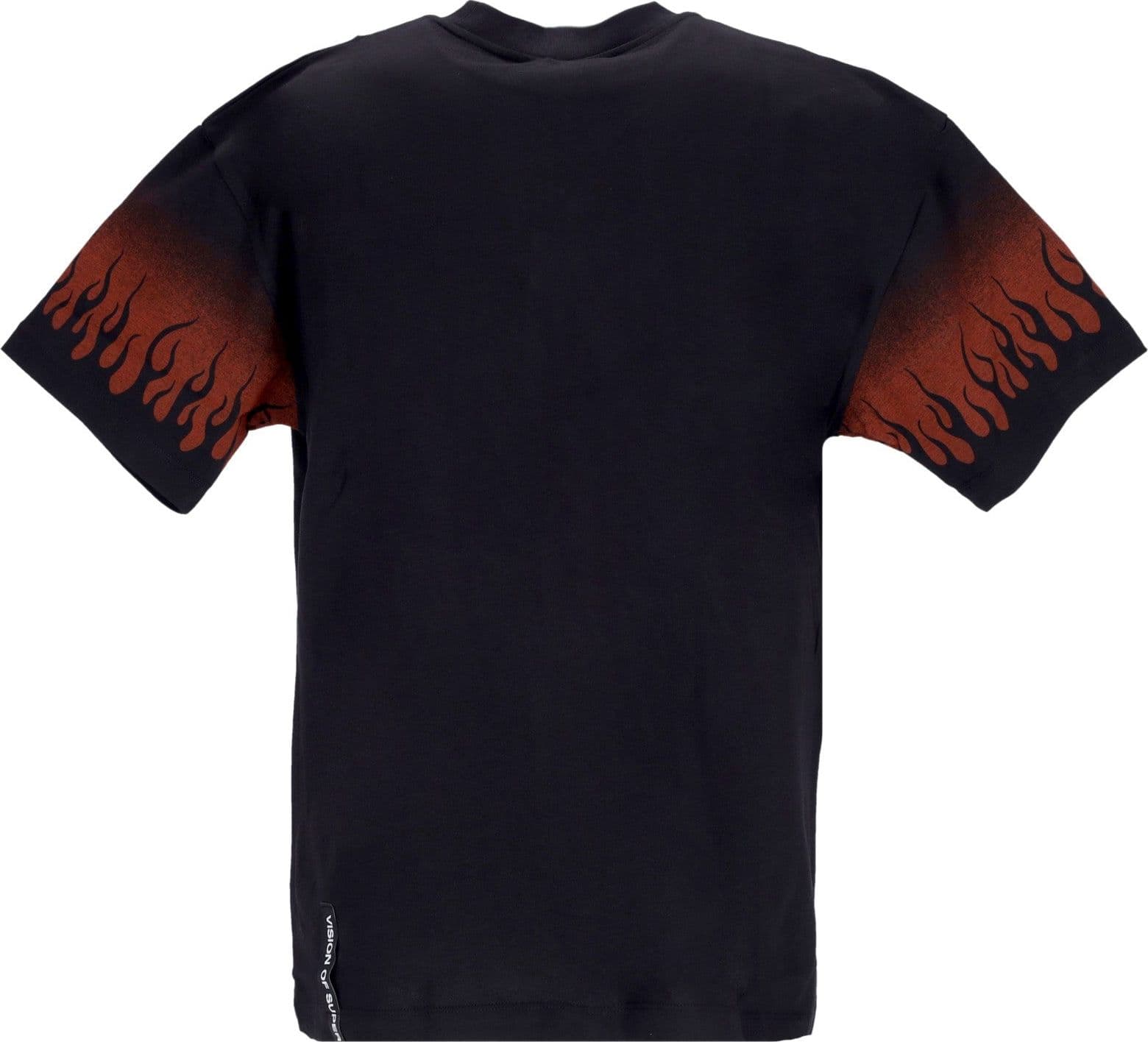 VISION OF SUPER Maglietta Uomo Negative Flames Tee Black/red da uomo in Autocategorizzazione Drestige - Casamassima, commercioVirtuoso.it