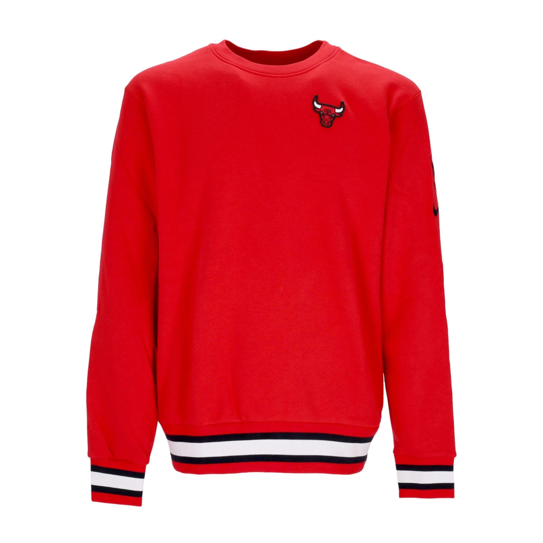 NIKE NBA Felpa Girocollo Uomo Nba Fleece Crew Courtside Chibul University Red da uomo