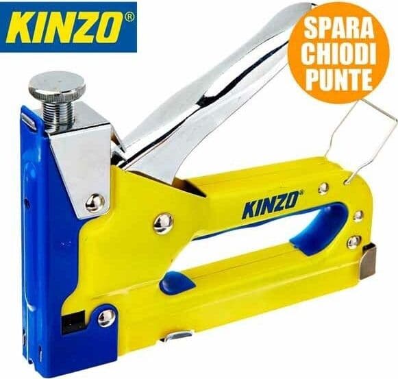 Pinzatrice Graffatrice Tridirezionale Professional 600 Punte Assortite Kinzo in Cucitrici e fissatrici Ecoprice.it - Avellino, commercioVirtuoso.it