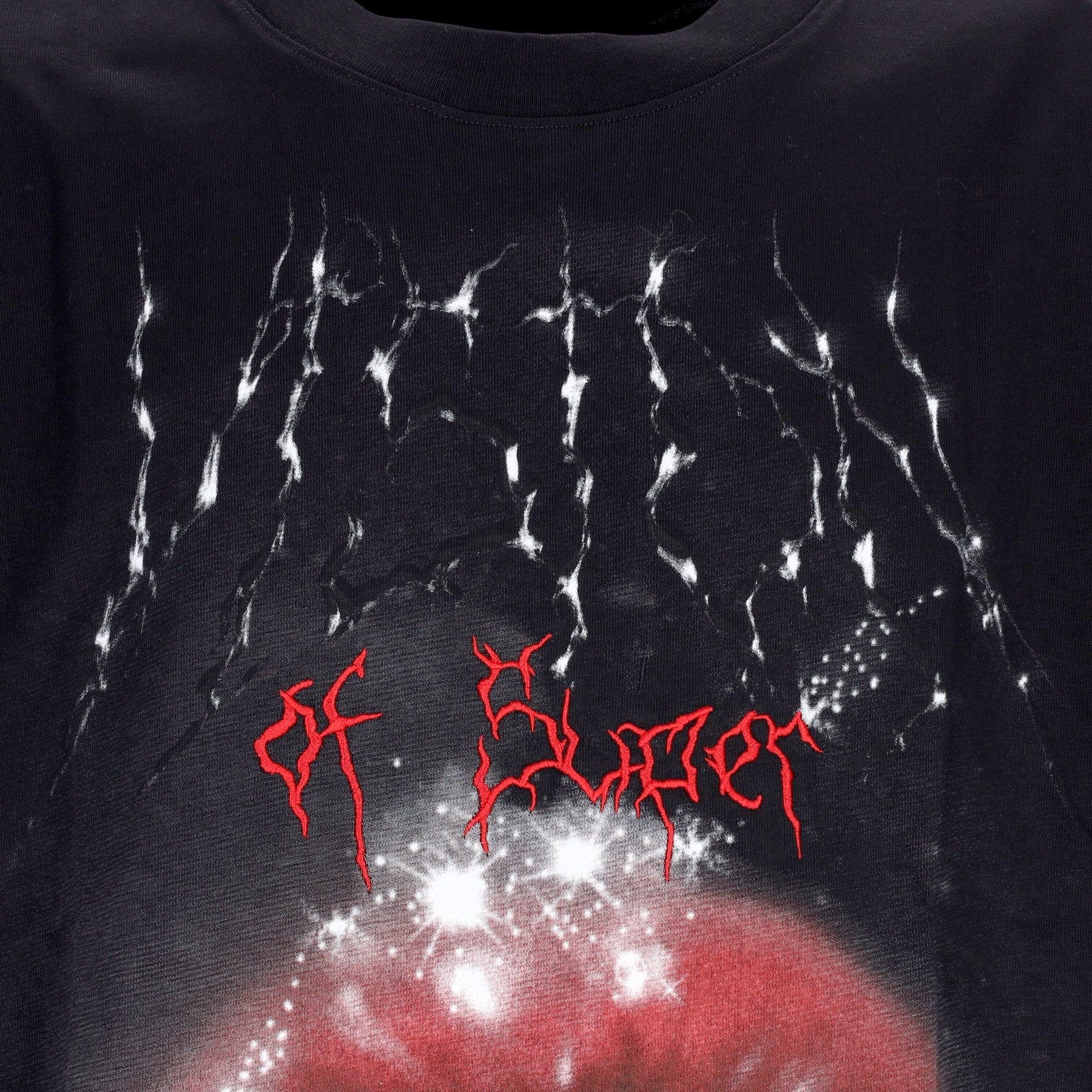 VISION OF SUPER Maglietta Uomo Rock Mouth Print Tee Black da uomo in T-shirt Drestige - Casamassima, commercioVirtuoso.it
