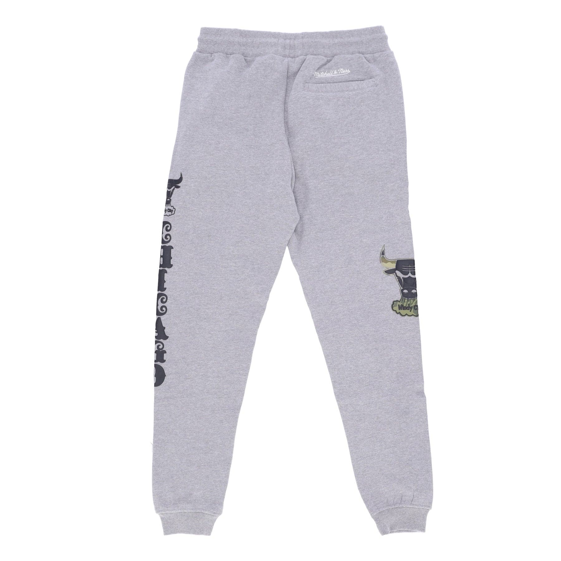 MITCHELL &amp; NESS Pantalone Tuta Felpato Uomo Nba Ghost Green Camo Sweatpants Hardwood Classics Chibul Grey Heather da uomo in Pantaloni Drestige - Casamassima, commercioVirtuoso.it