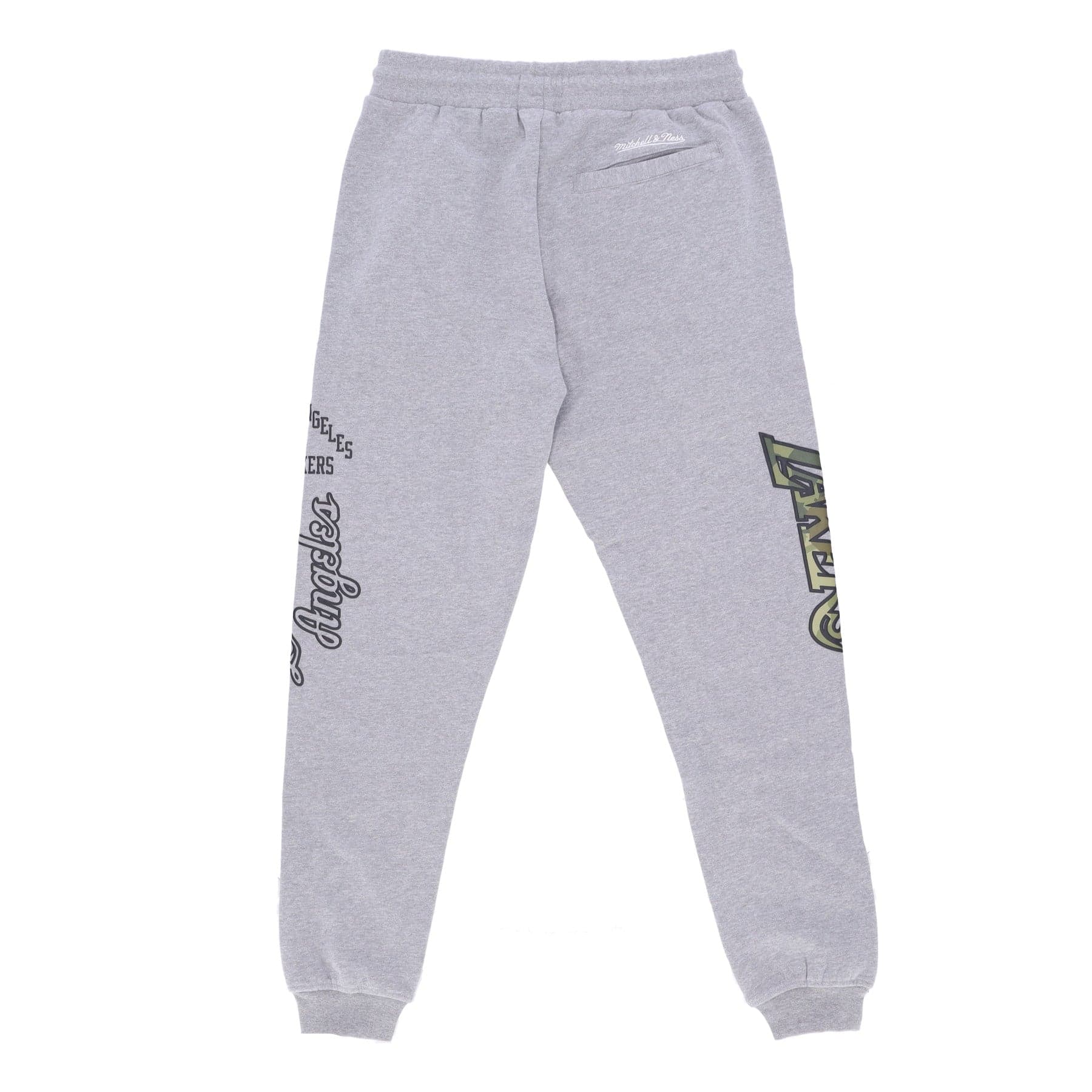 MITCHELL &amp; NESS Pantalone Tuta Felpato Uomo Nba Ghost Green Camo Sweatpants Hardwood Classics Loslak Grey Heather da uomo in Pantaloni sportivi Drestige - Casamassima, commercioVirtuoso.it