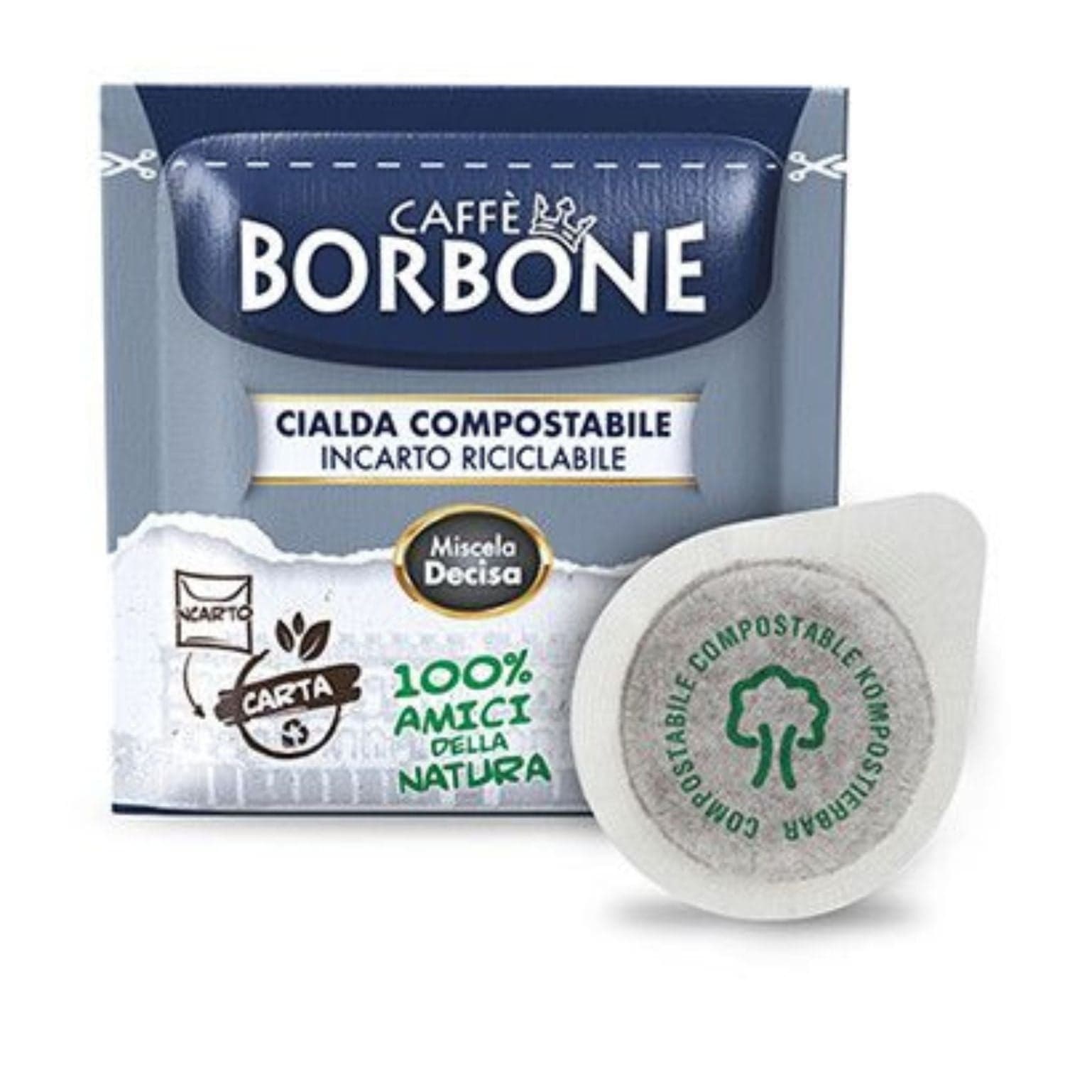 Borbone Caffe Cialde 44mm Miscela Decisa 115pz in Chicchi di caffè tostati Ecoprice.it - Avellino, commercioVirtuoso.it