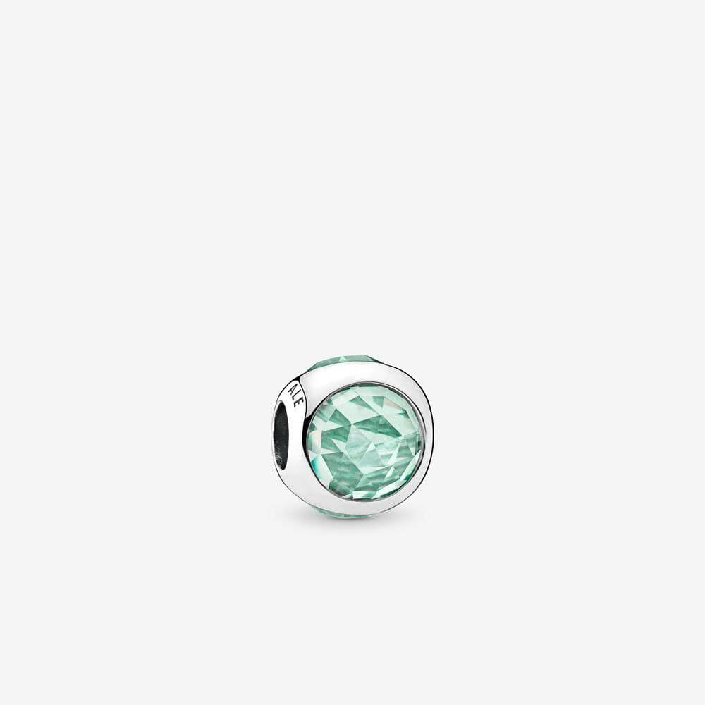 Pandora Charm Goccia Scintillante Verde Ghiaccio in Bead Charm Alba Gioielli - Casoria, commercioVirtuoso.it